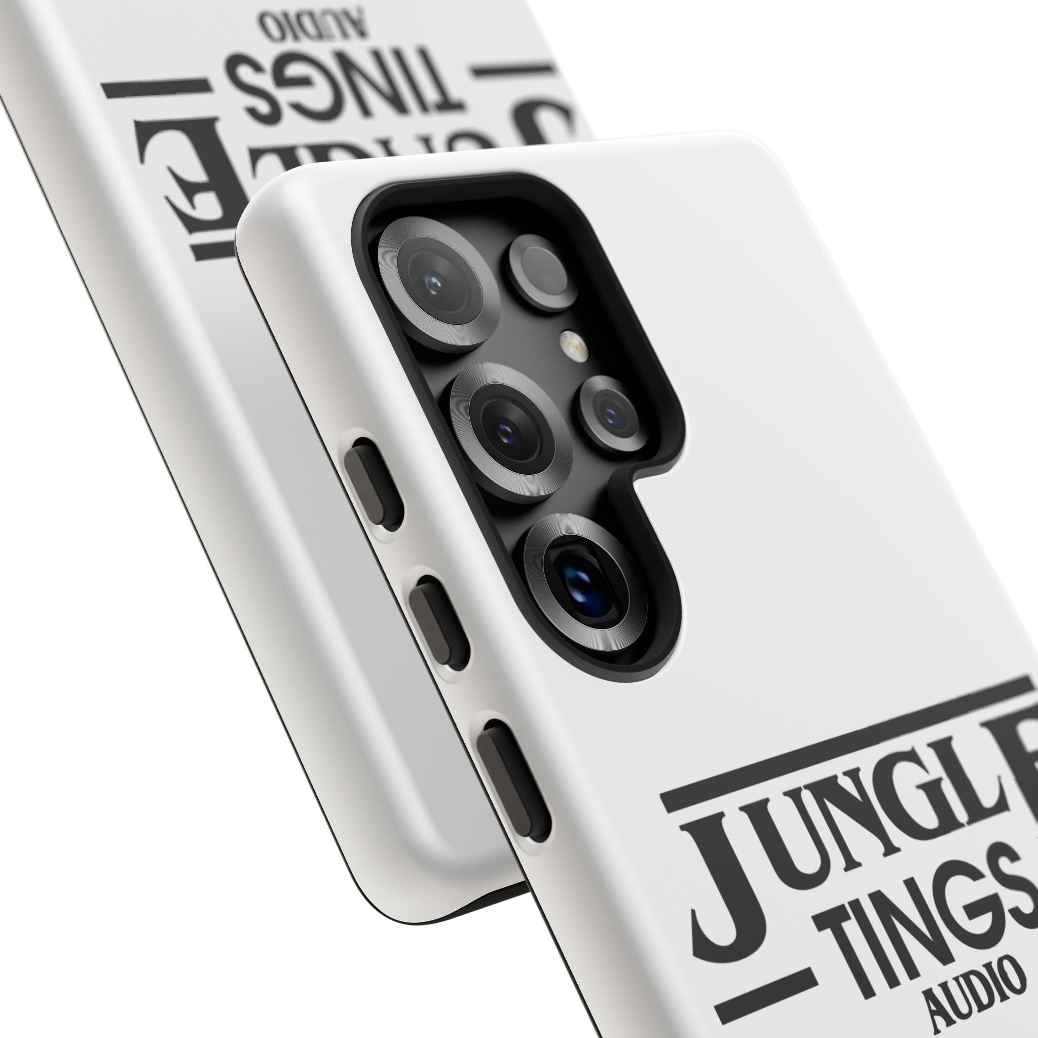 JTA Tough Cases Smartphone White Case Black logo