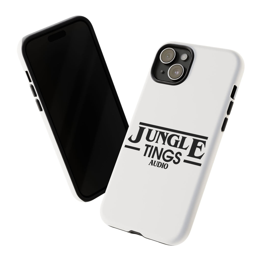 JTA Tough Cases Smartphone White Case Black logo
