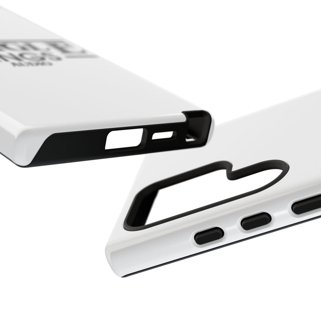 JTA Tough Cases Smartphone White Case Black logo