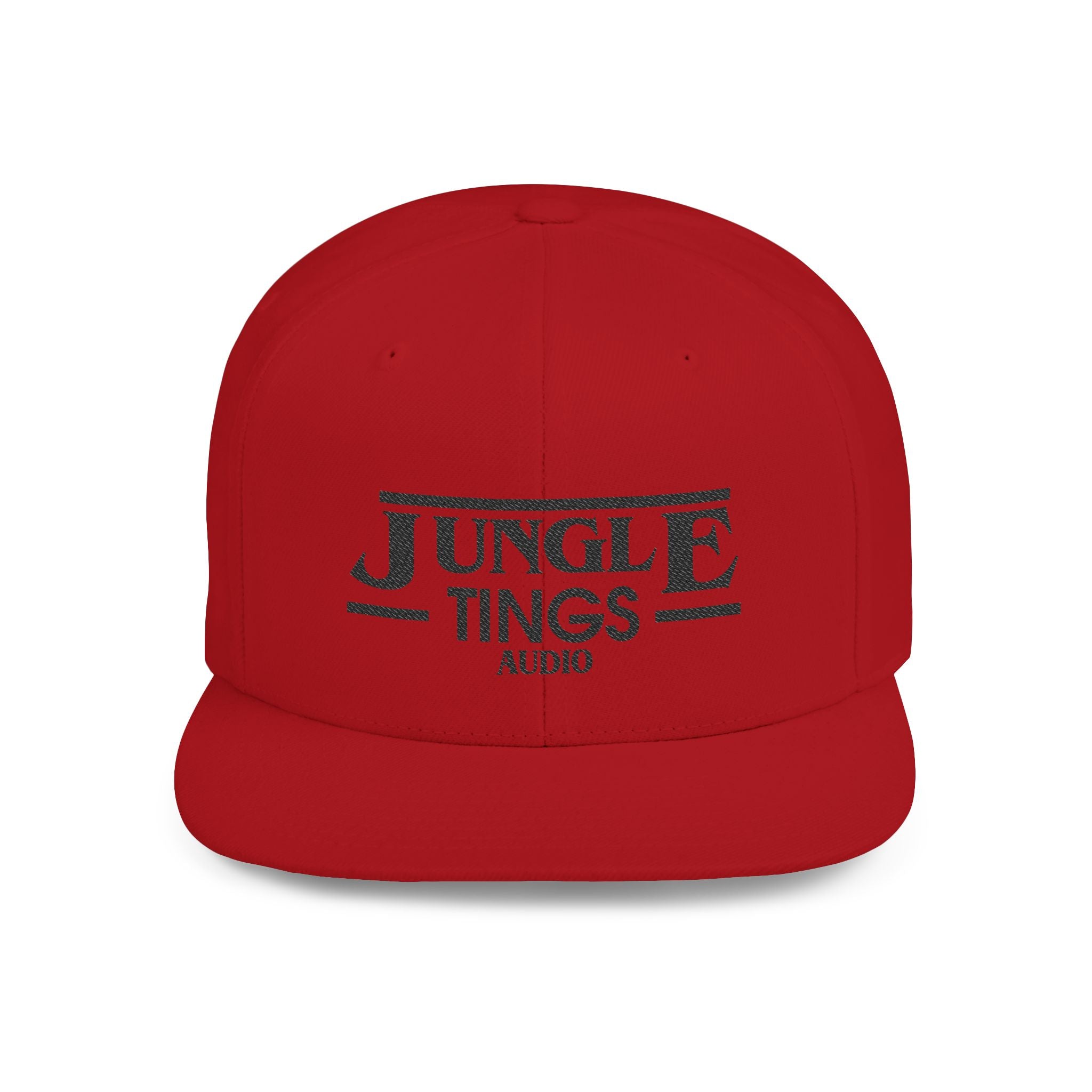JTA Flat Bill Snapback Black Logo