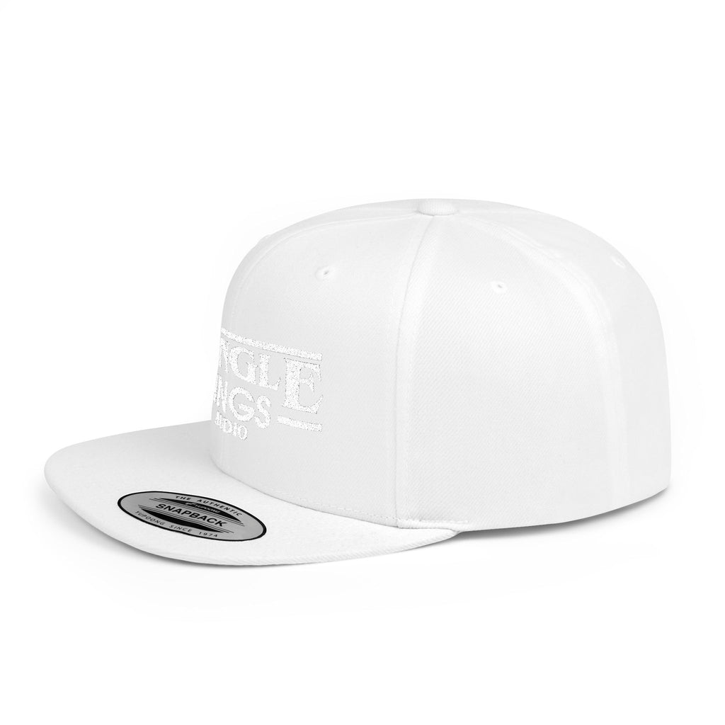 JTA Flat Bill Snapback White Logo