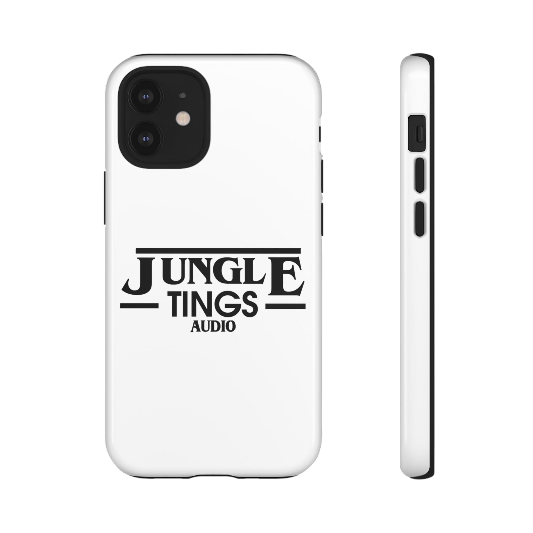 JTA Tough Cases Smartphone White Case Black logo