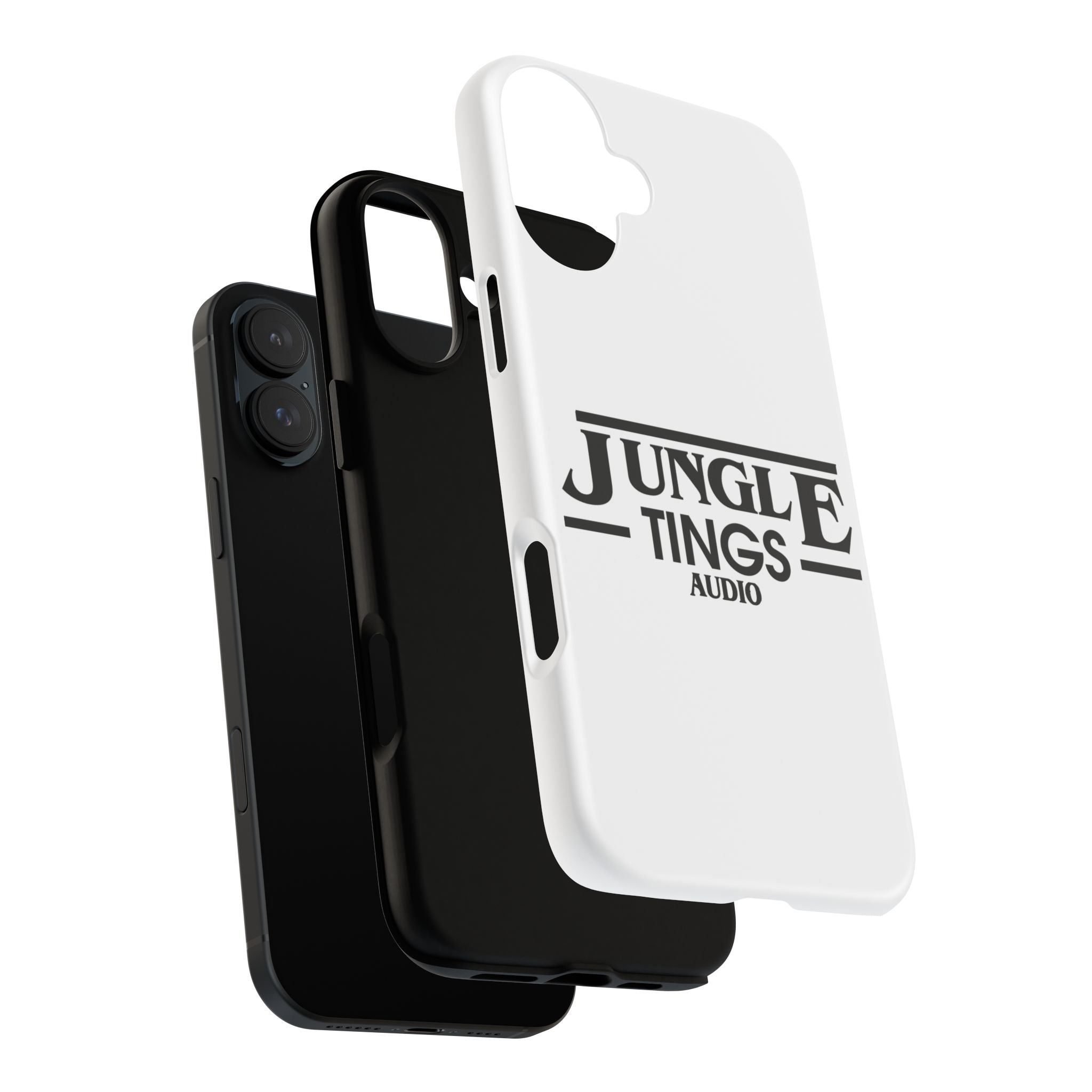 JTA Tough Cases Smartphone White Case Black logo