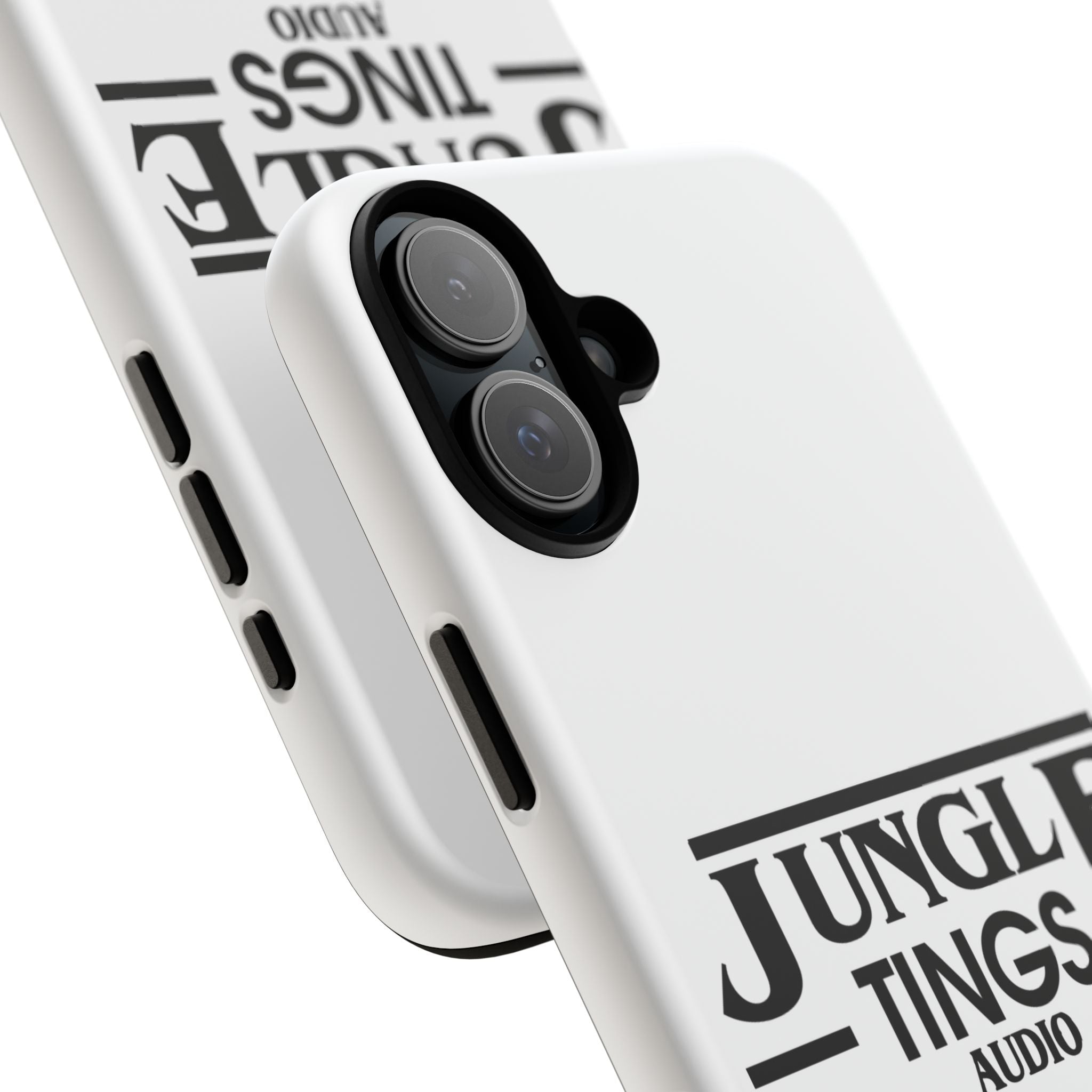 JTA Tough Cases Smartphone White Case Black logo