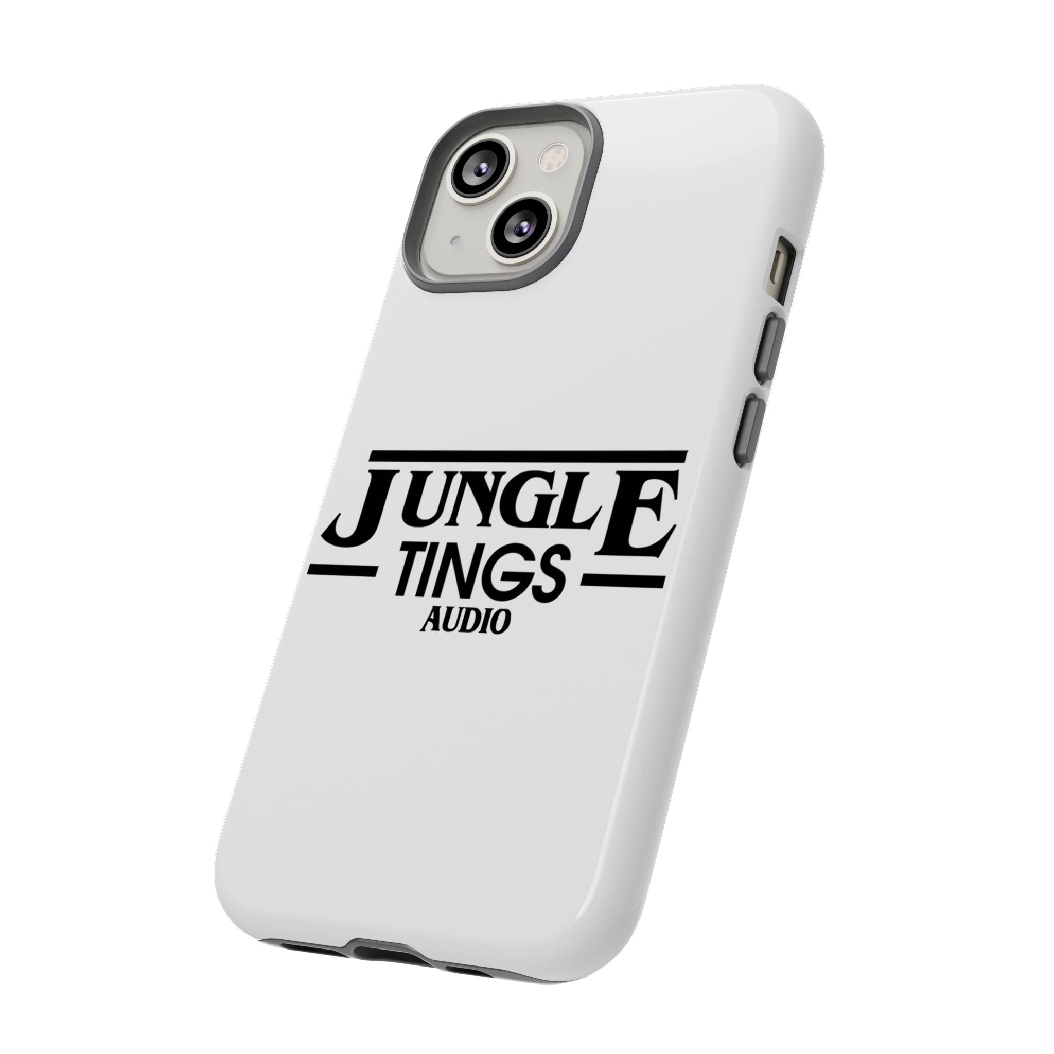JTA Tough Cases Smartphone White Case Black logo