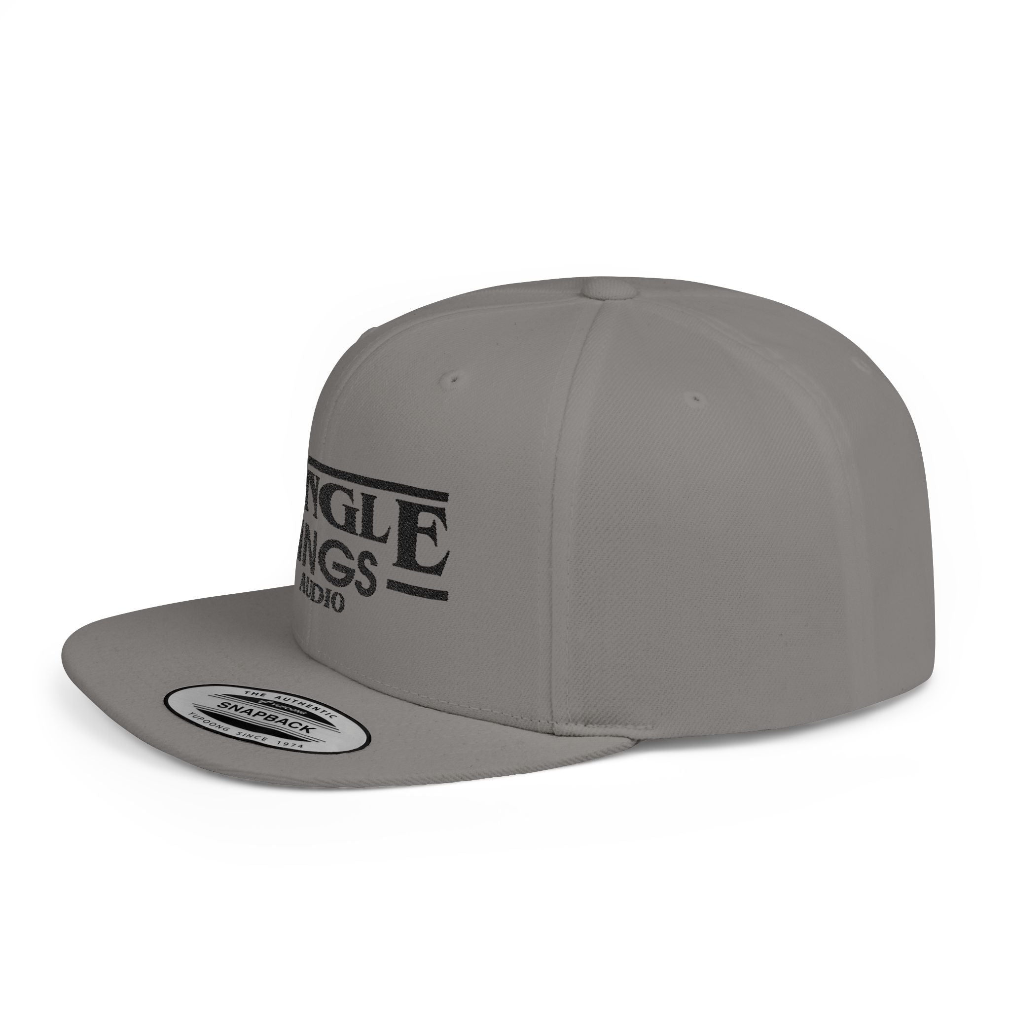 JTA Flat Bill Snapback Black Logo
