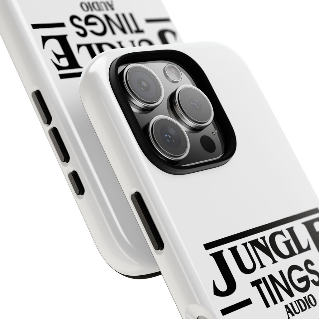 JTA Tough Cases Smartphone White Case Black logo