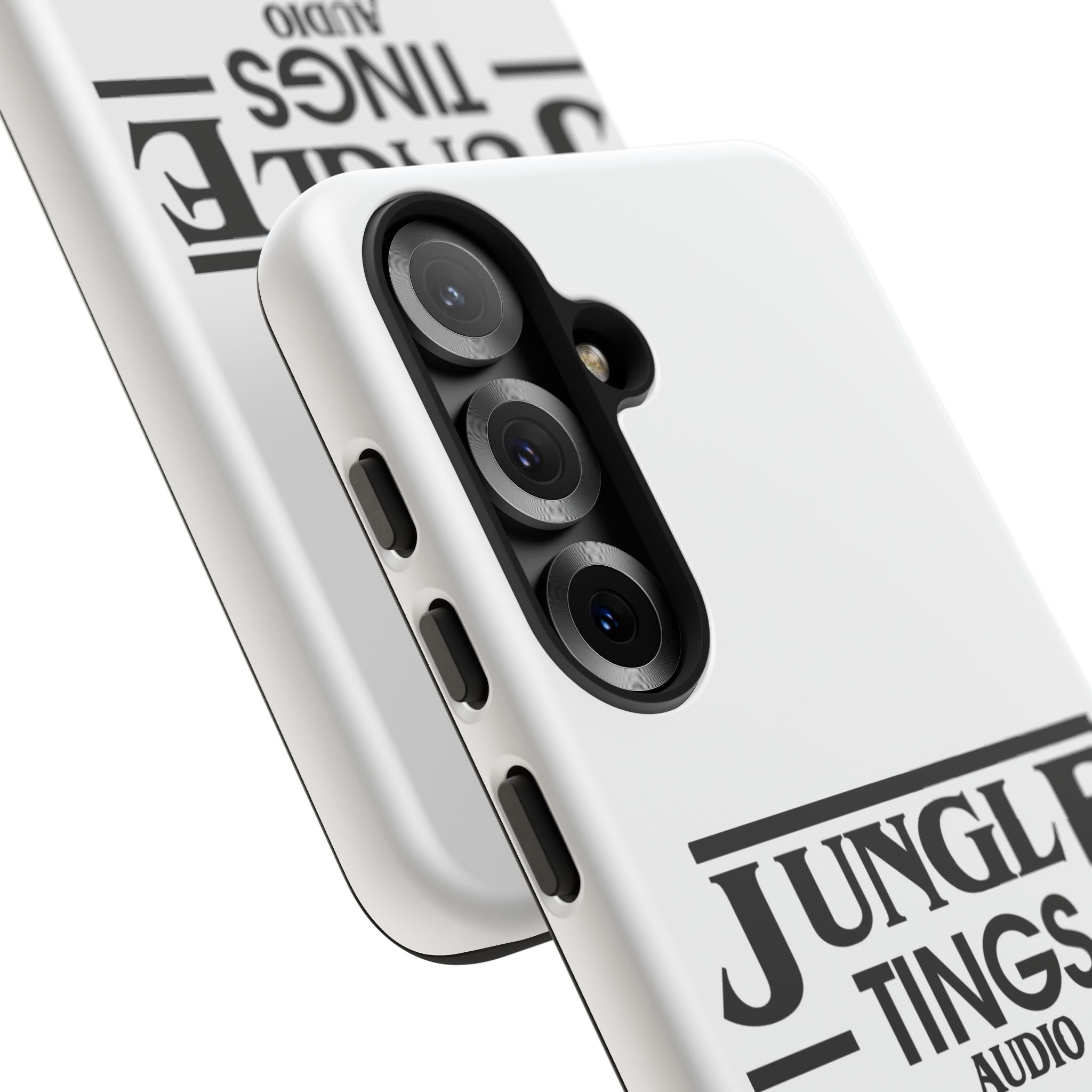 JTA Tough Cases Smartphone White Case Black logo
