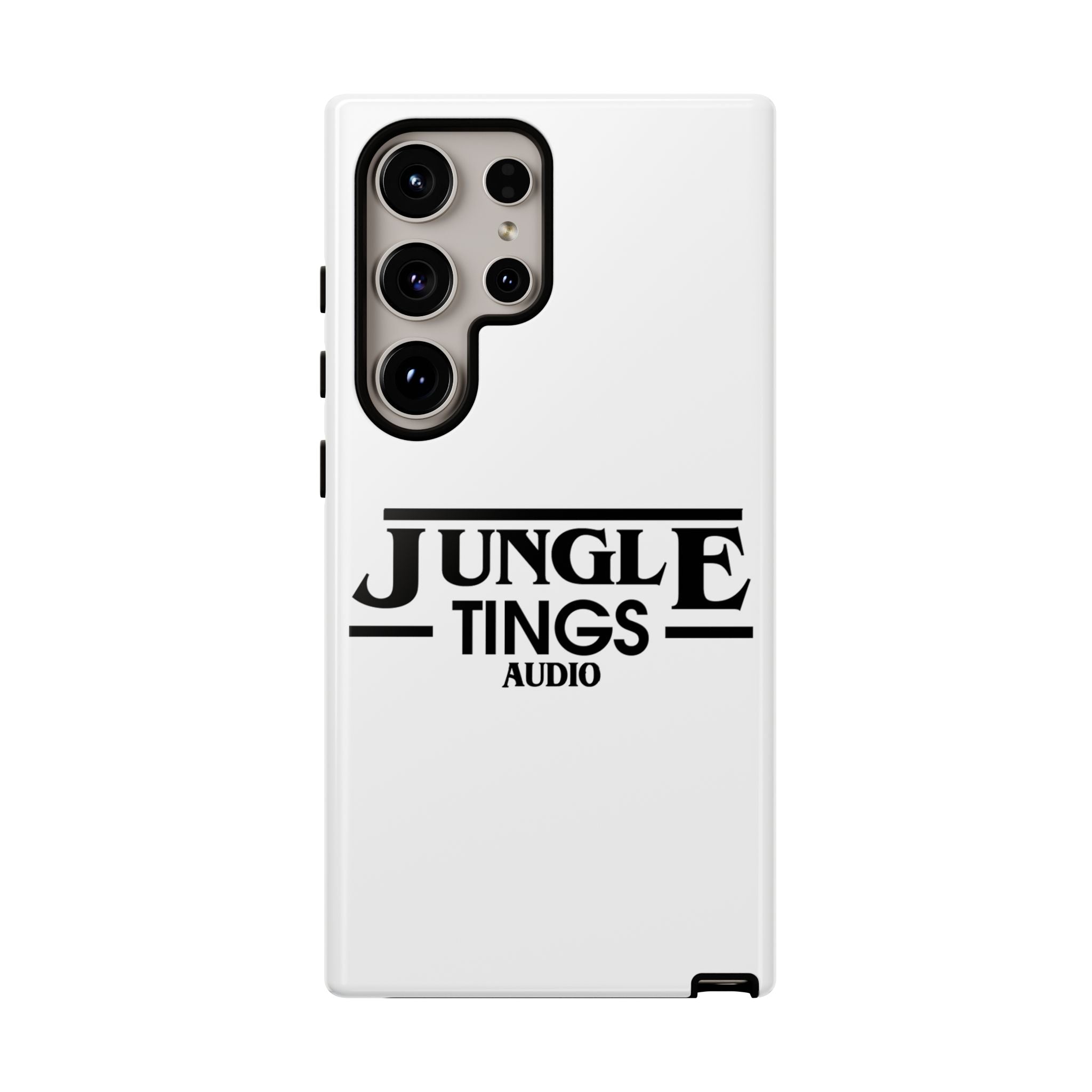JTA Tough Cases Smartphone White Case Black logo
