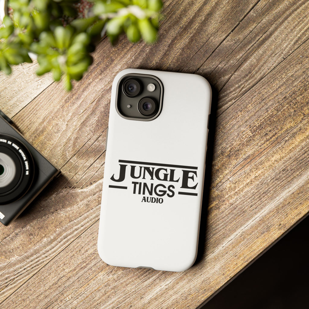 JTA Tough Cases Smartphone White Case Black logo