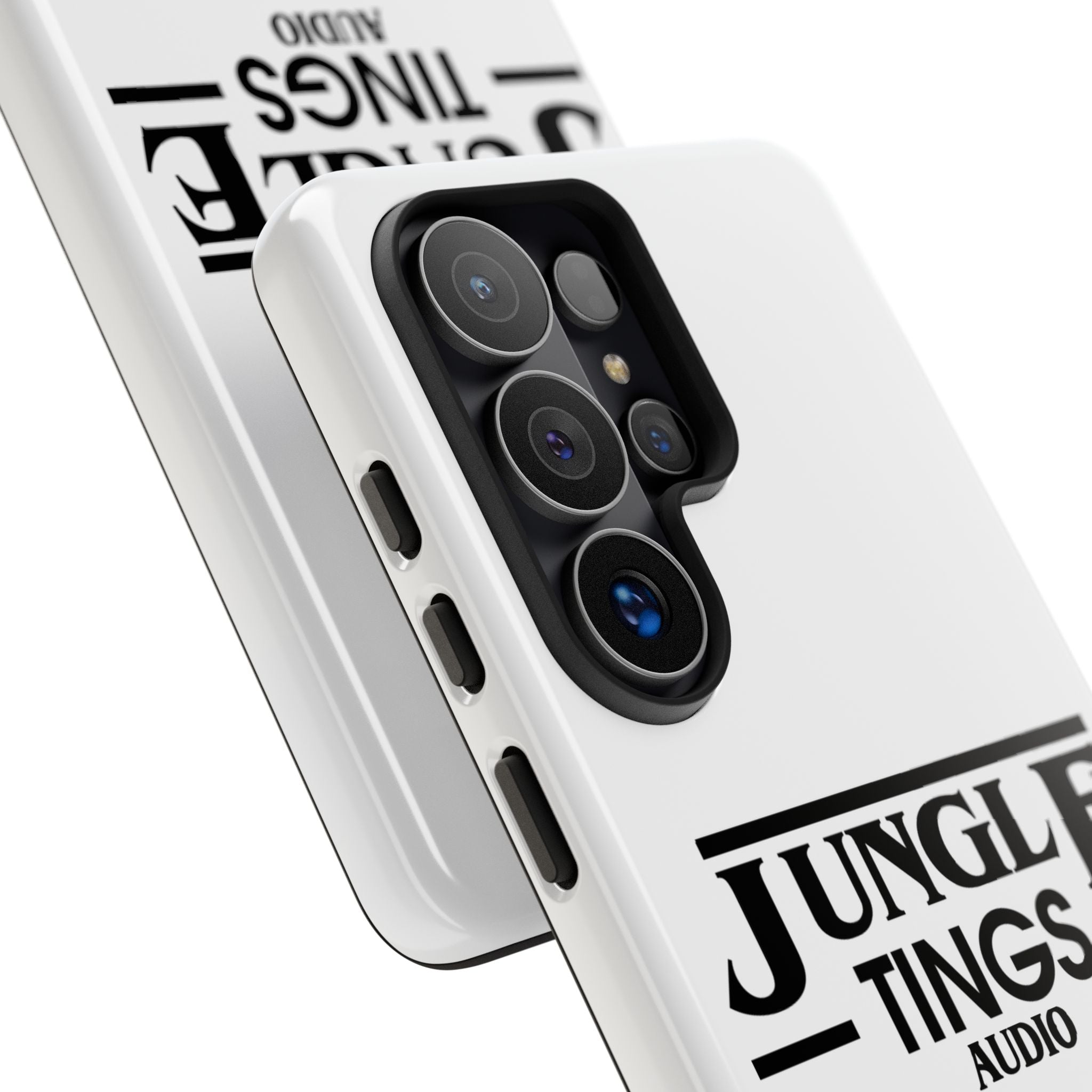 JTA Tough Cases Smartphone White Case Black logo