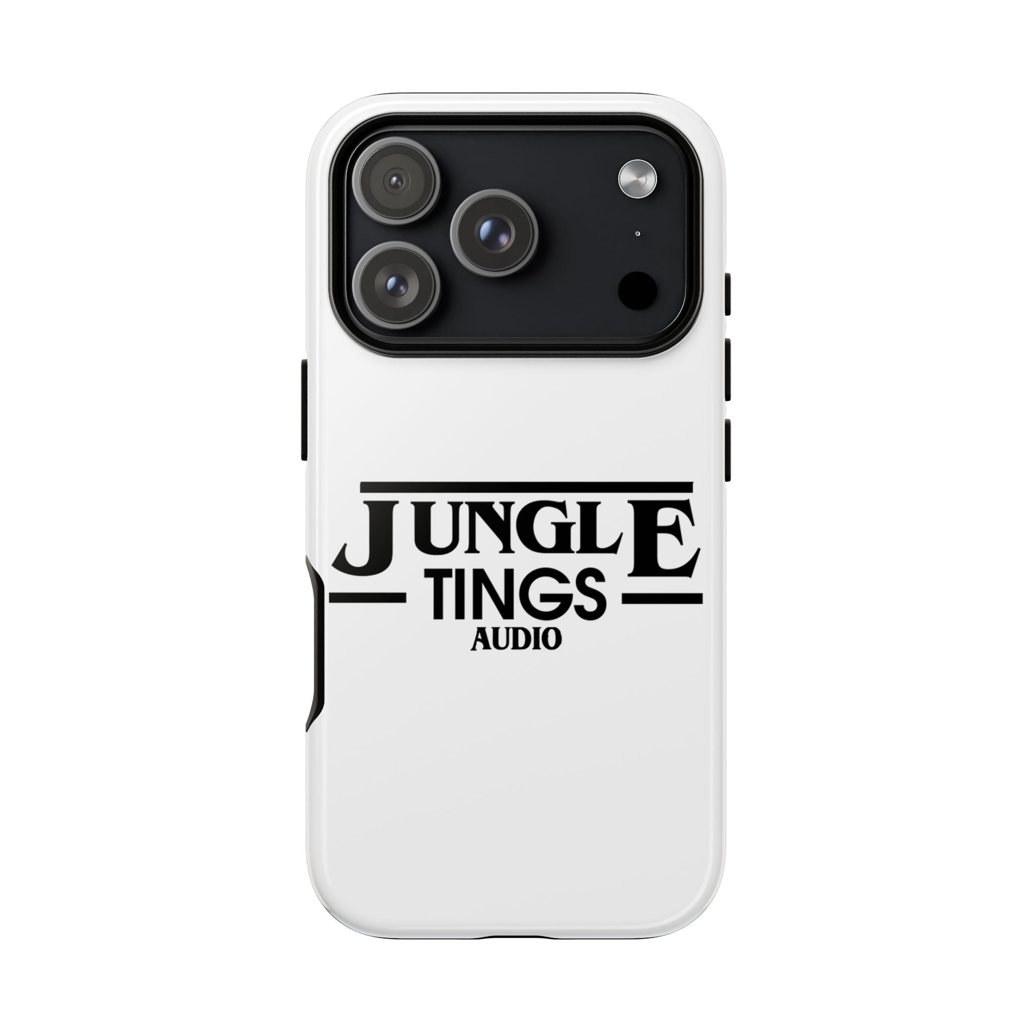 JTA Tough Cases Smartphone White Case Black logo