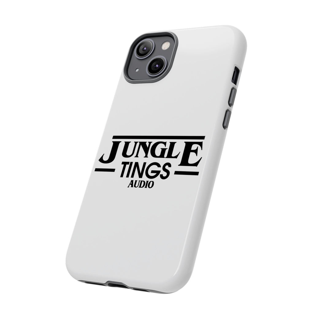 JTA Tough Cases Smartphone White Case Black logo