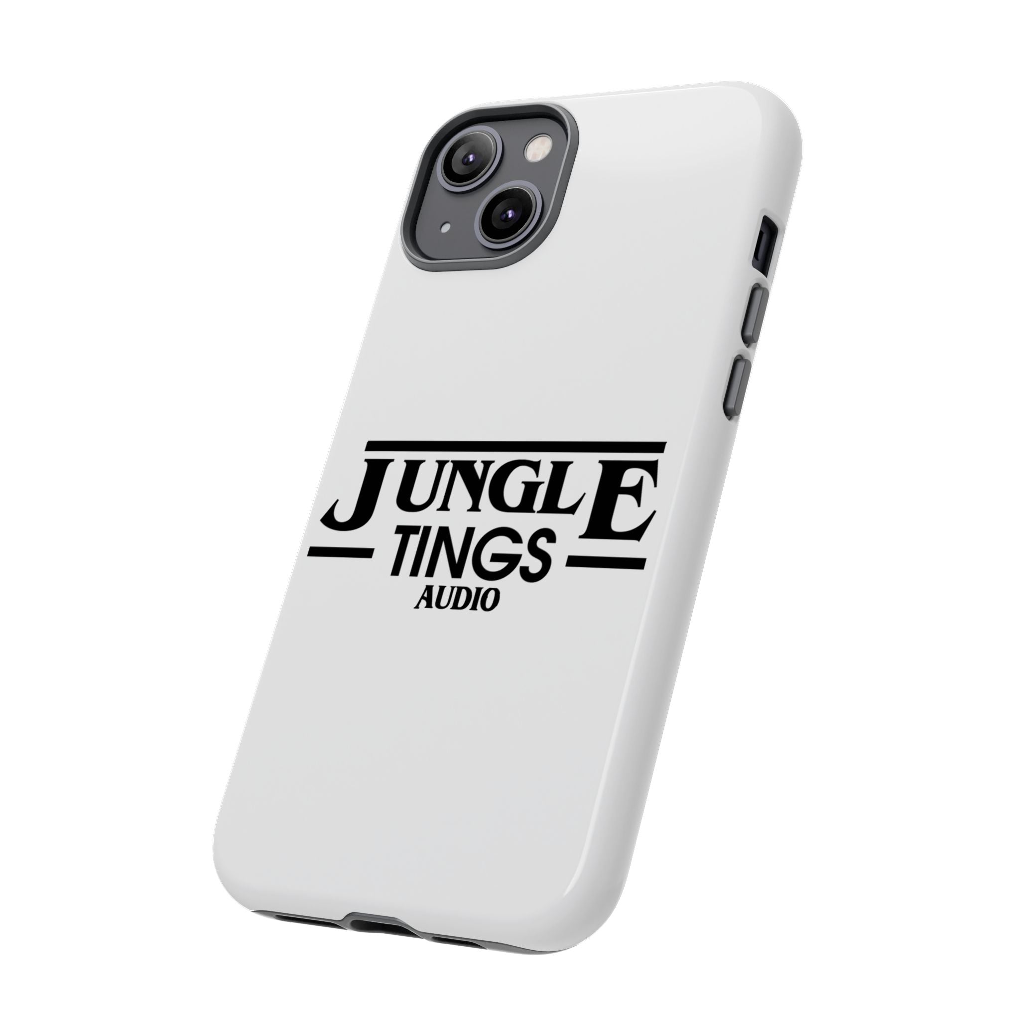JTA Tough Cases Smartphone White Case Black logo