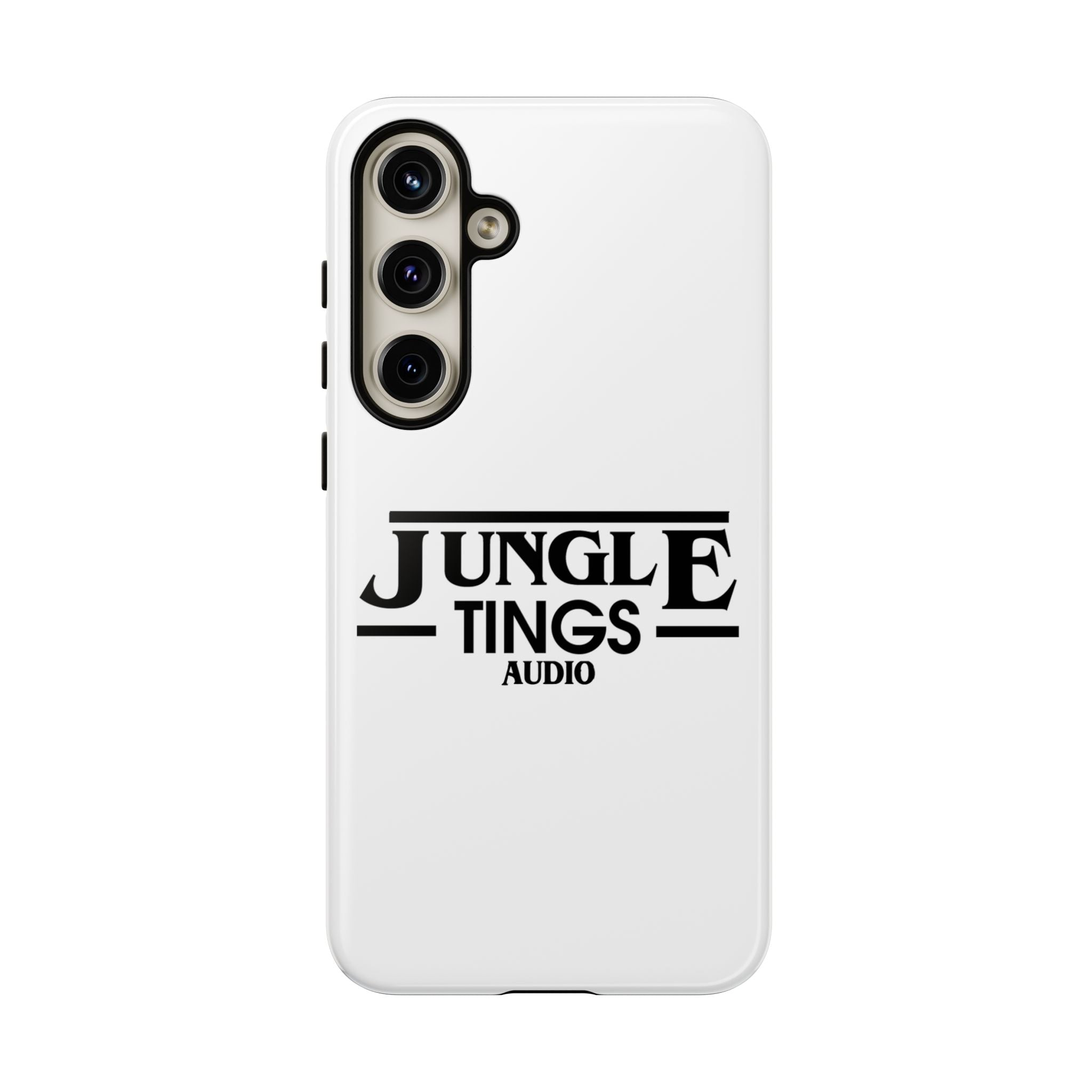 JTA Tough Cases Smartphone White Case Black logo