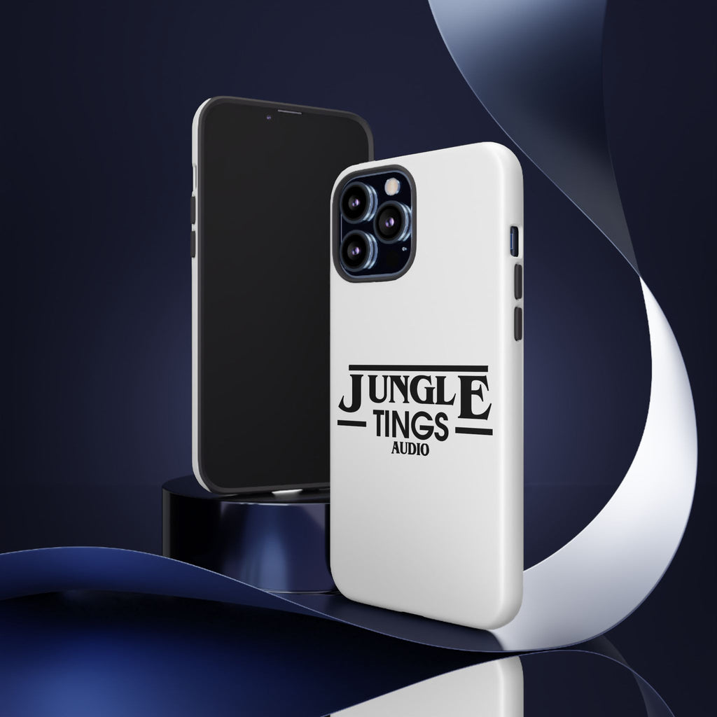 JTA Tough Cases Smartphone White Case Black logo