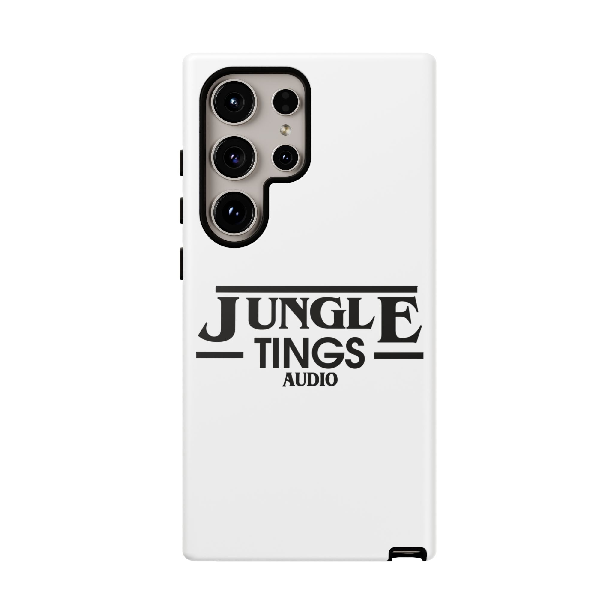 JTA Tough Cases Smartphone White Case Black logo