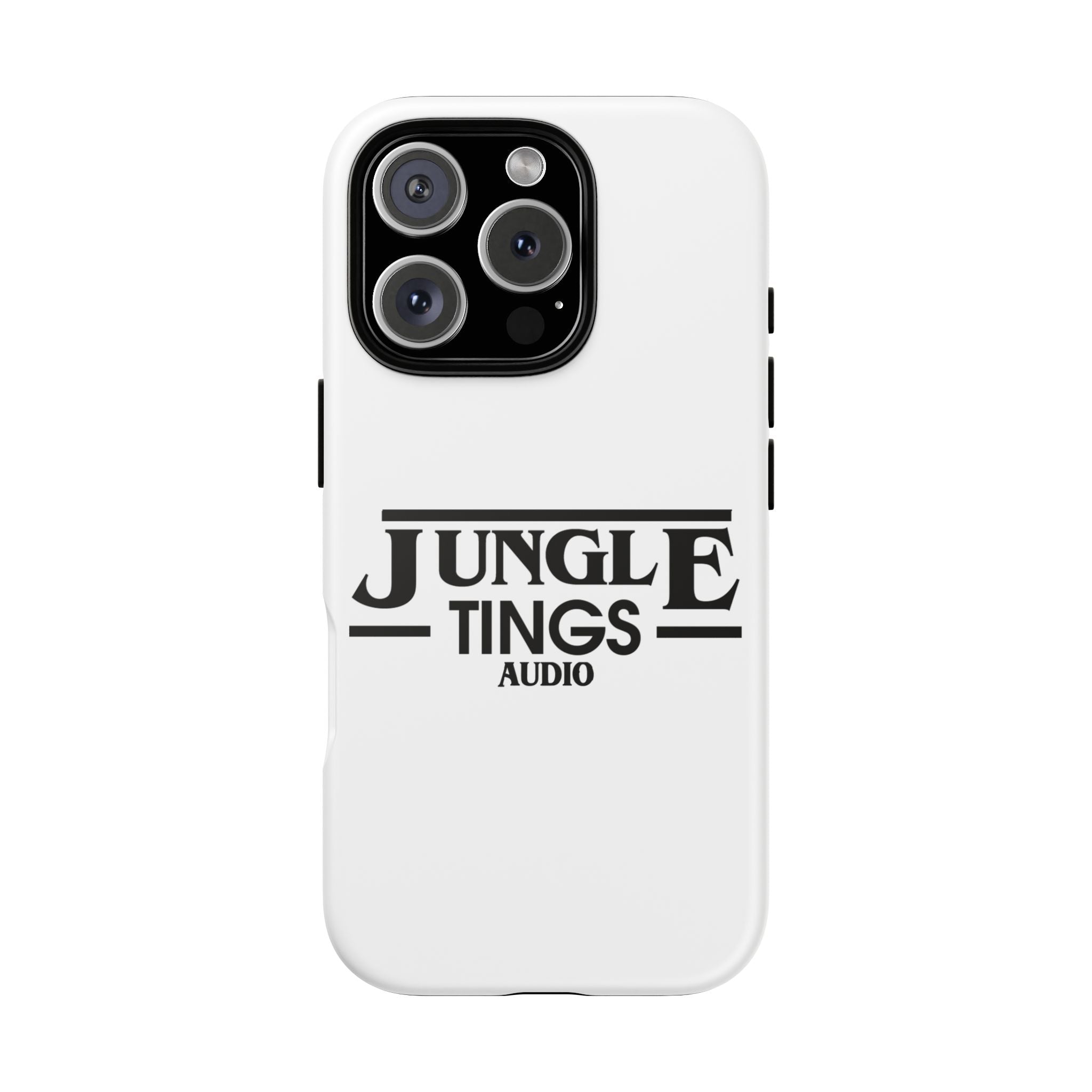 JTA Tough Cases Smartphone White Case Black logo