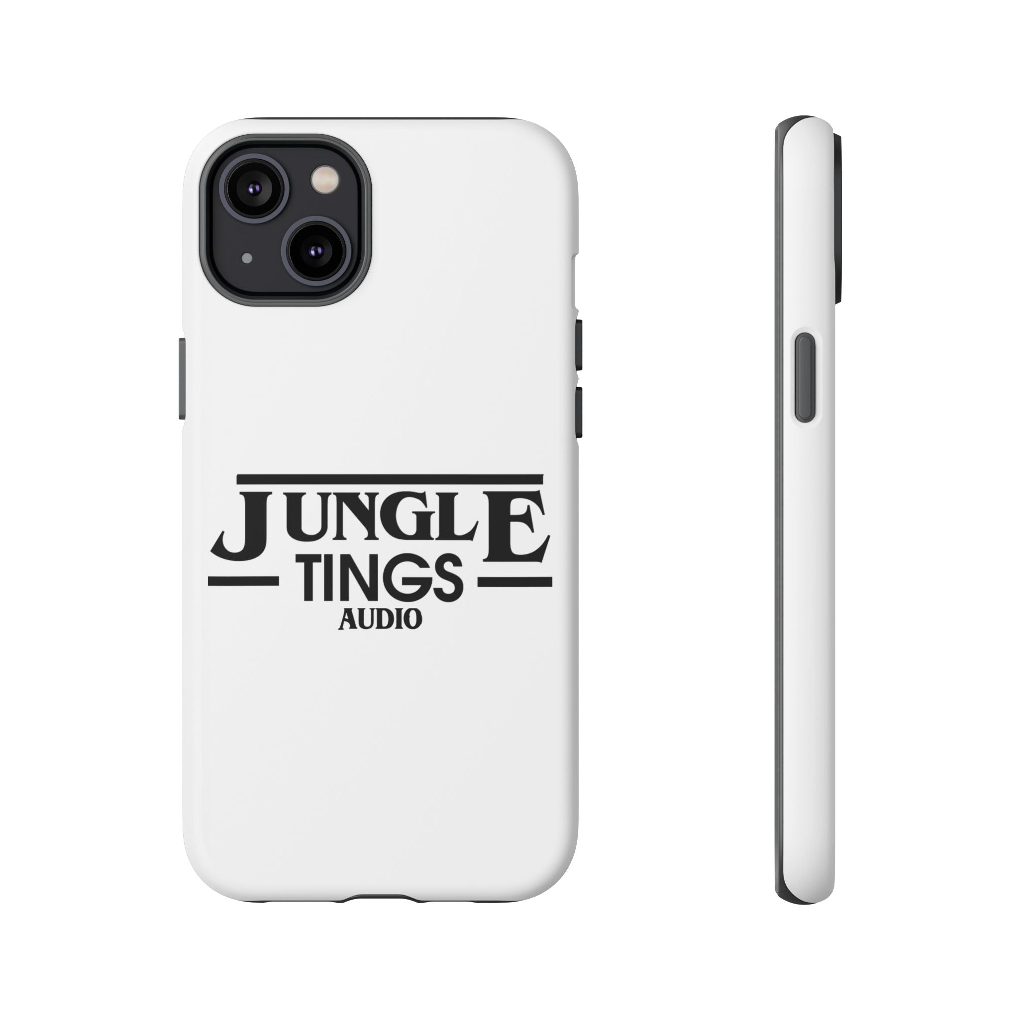 JTA Tough Cases Smartphone White Case Black logo