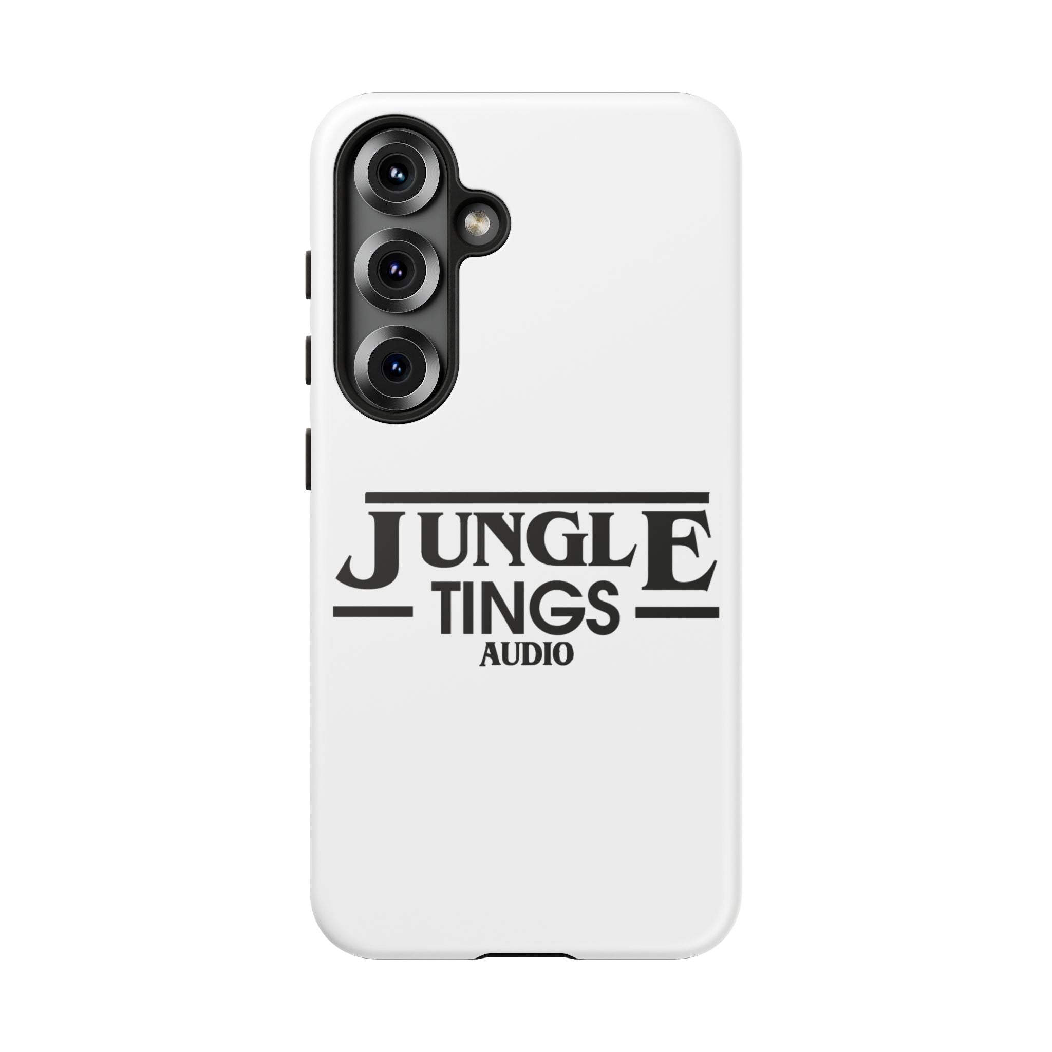 JTA Tough Cases Smartphone White Case Black logo