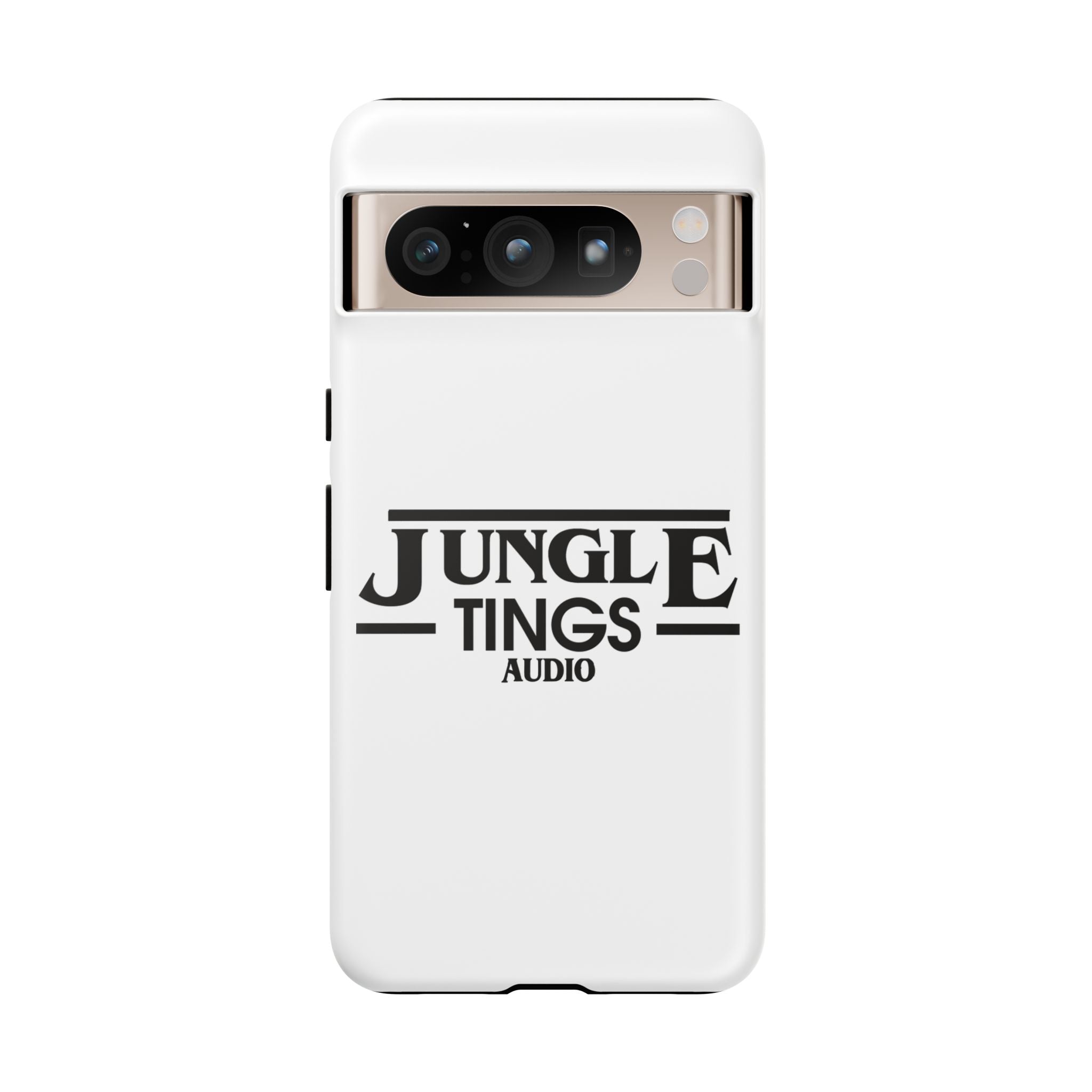 JTA Tough Cases Smartphone White Case Black logo