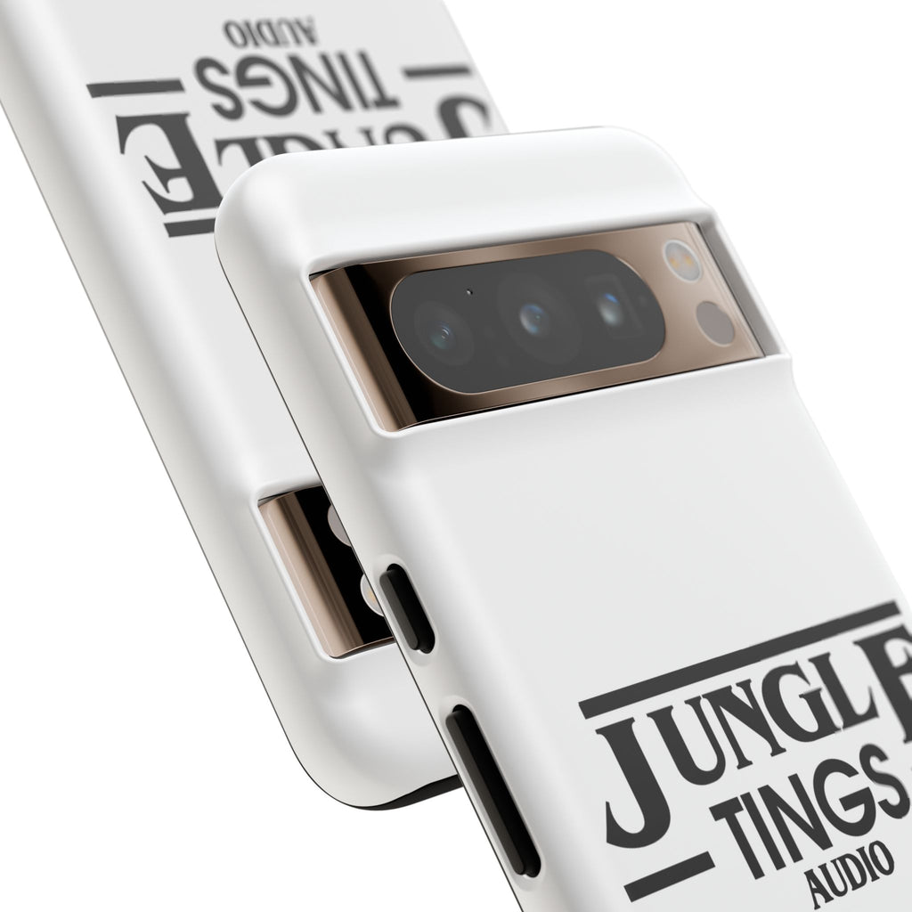 JTA Tough Cases Smartphone White Case Black logo