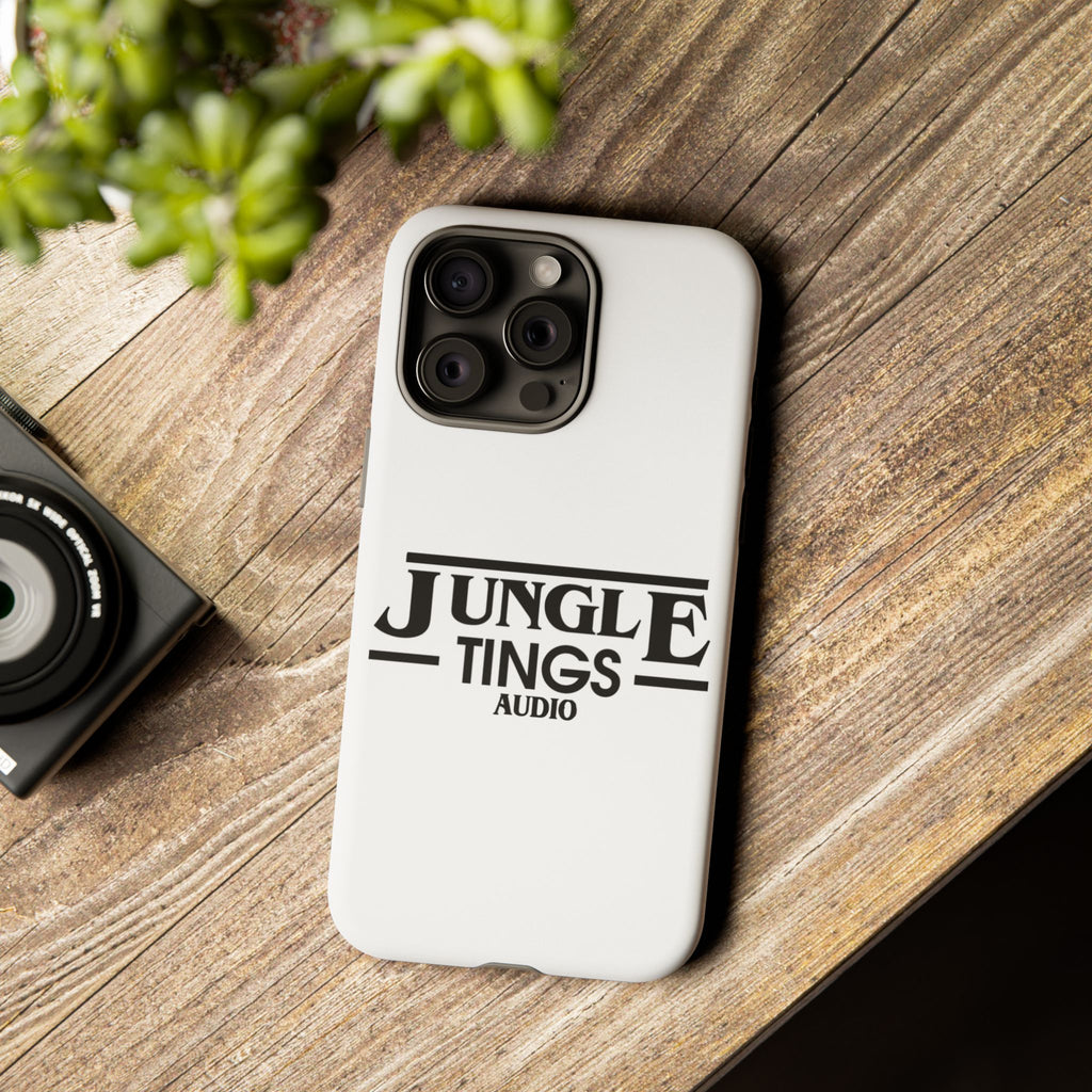 JTA Tough Cases Smartphone White Case Black logo