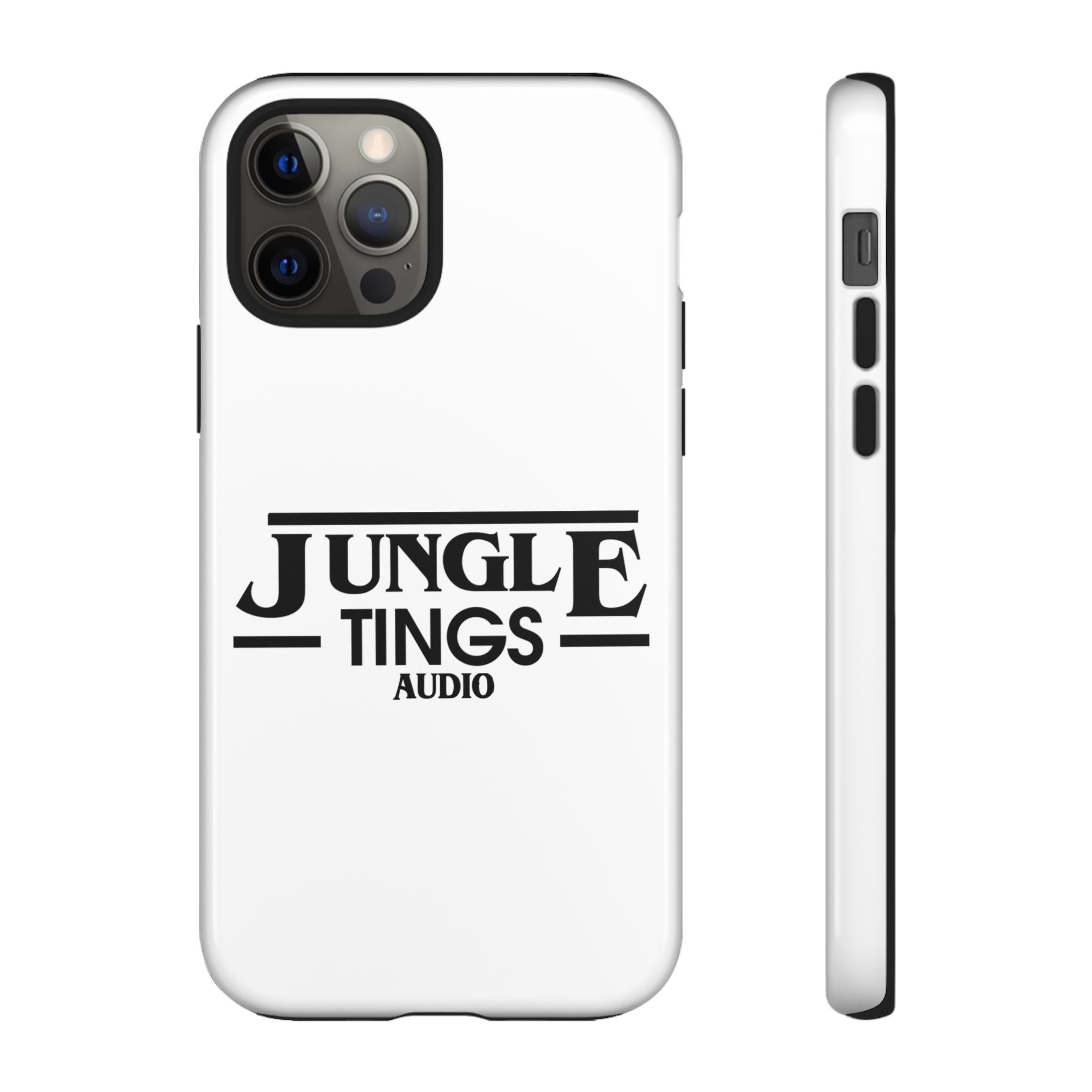 JTA Tough Cases Smartphone White Case Black logo