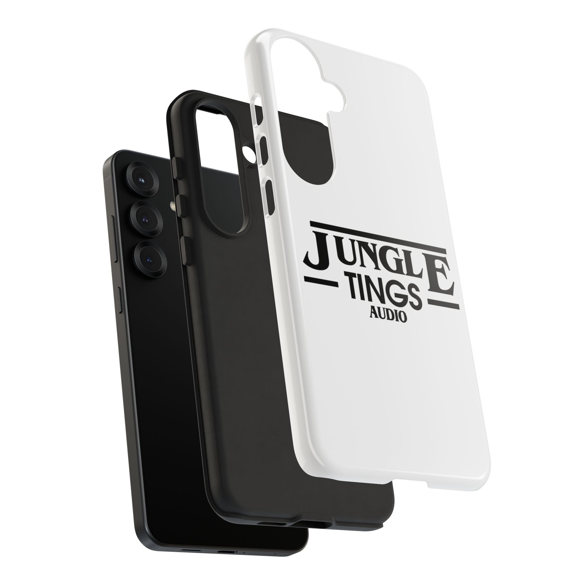 JTA Tough Cases Smartphone White Case Black logo