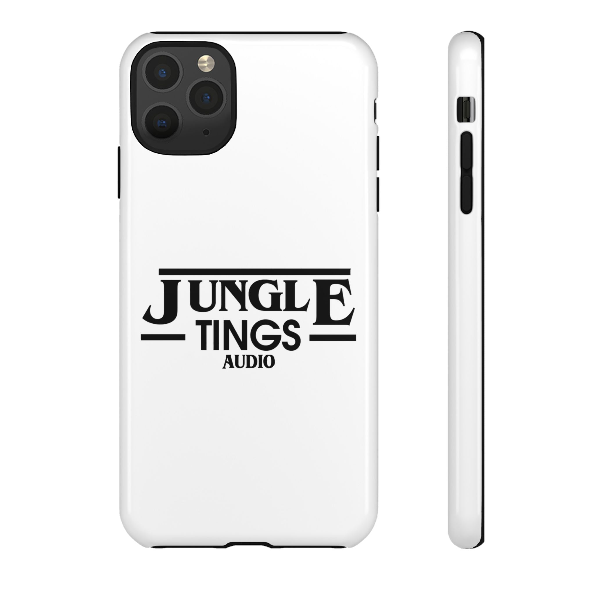 JTA Tough Cases Smartphone White Case Black logo