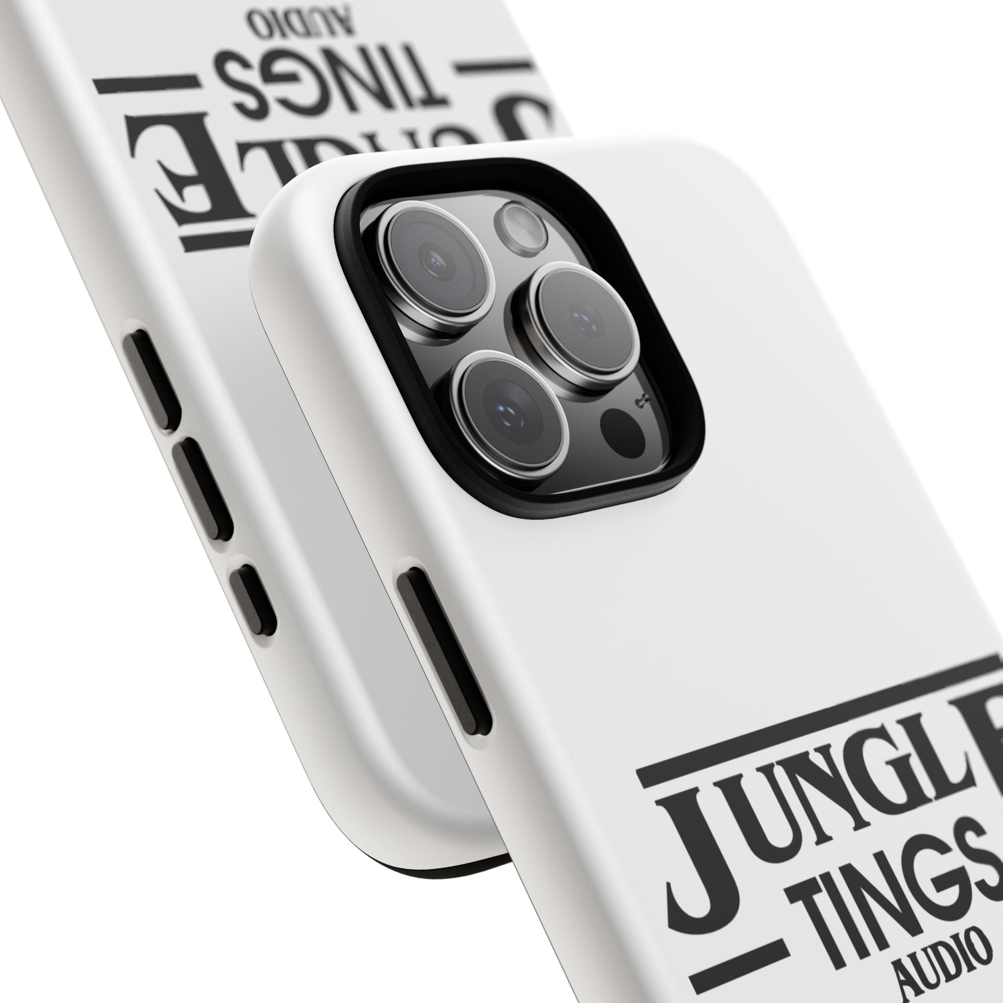 JTA Tough Cases Smartphone White Case Black logo