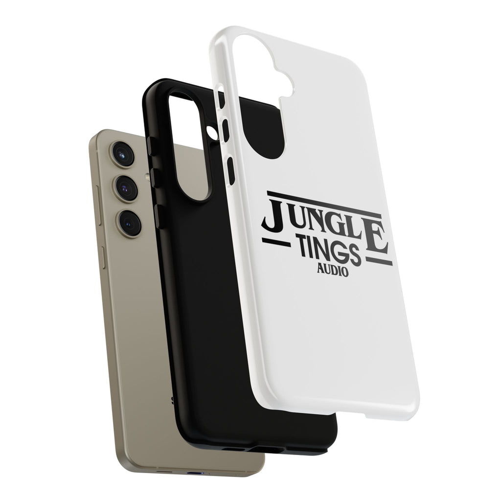 JTA Tough Cases Smartphone White Case Black logo