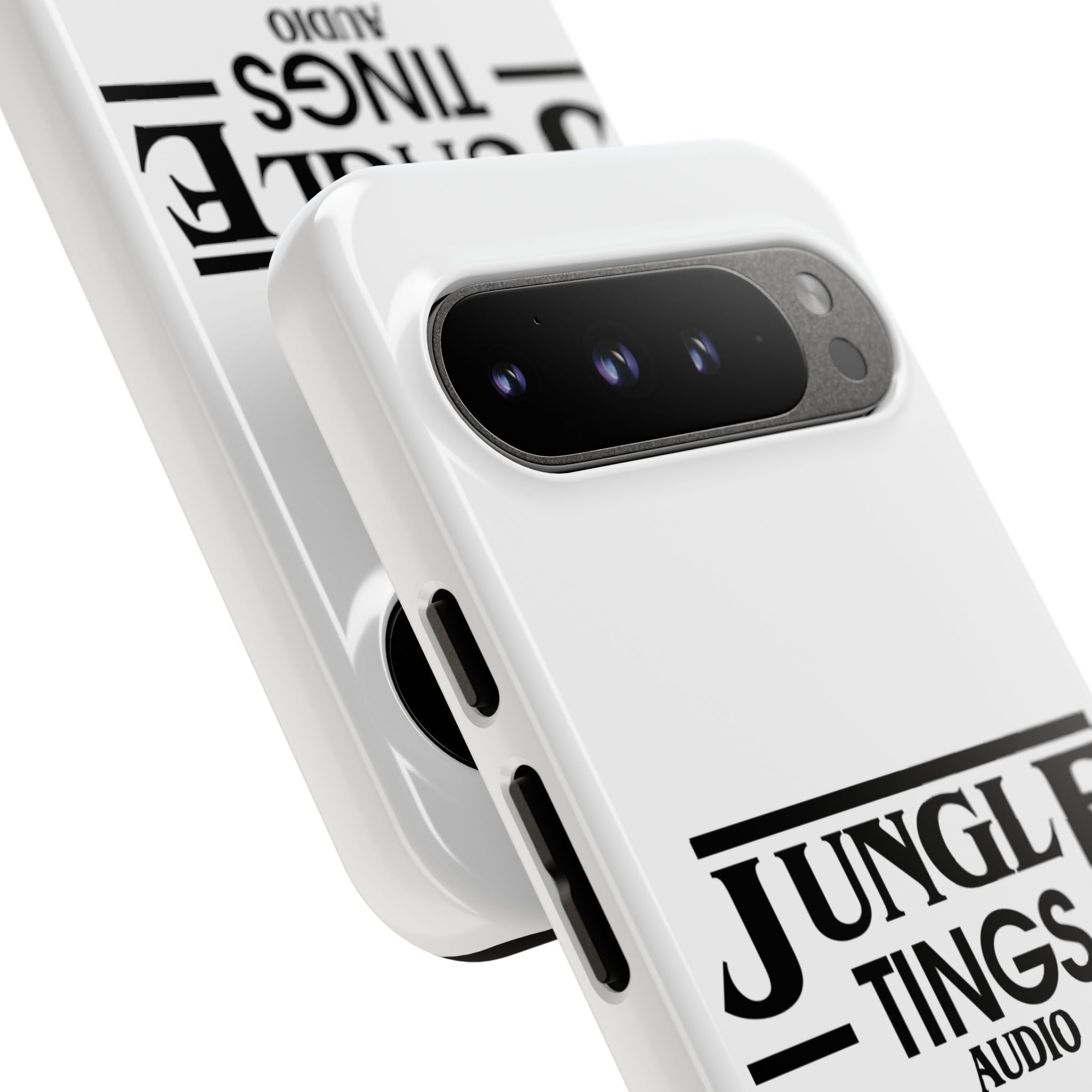 JTA Tough Cases Smartphone White Case Black logo