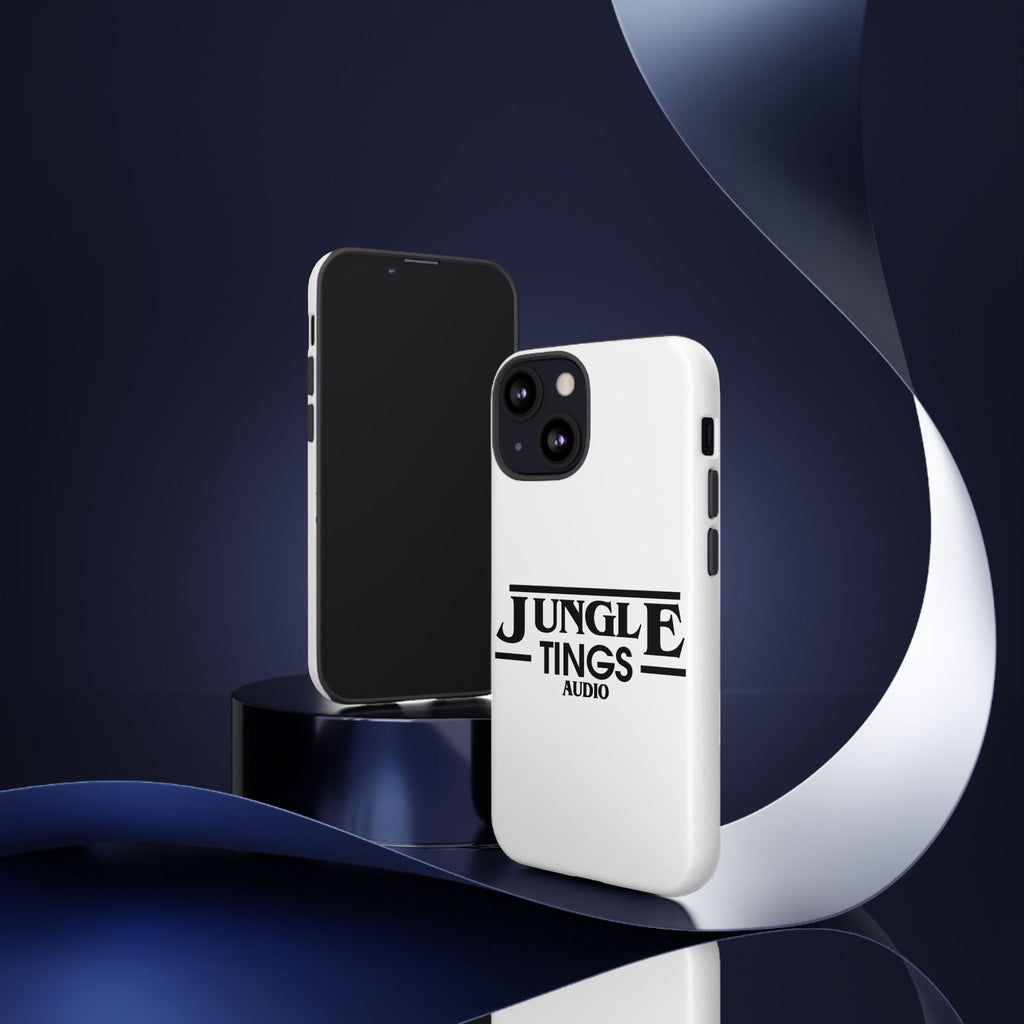 JTA Tough Cases Smartphone White Case Black logo