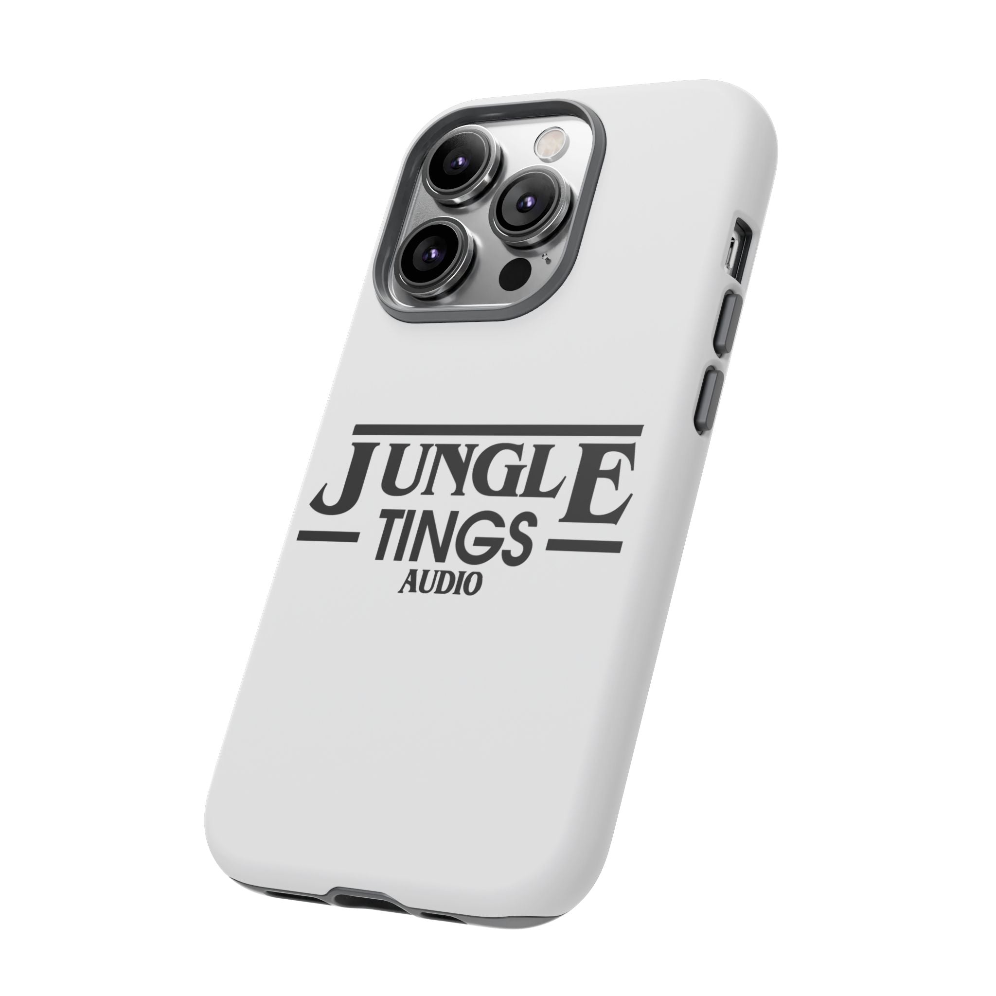 JTA Tough Cases Smartphone White Case Black logo