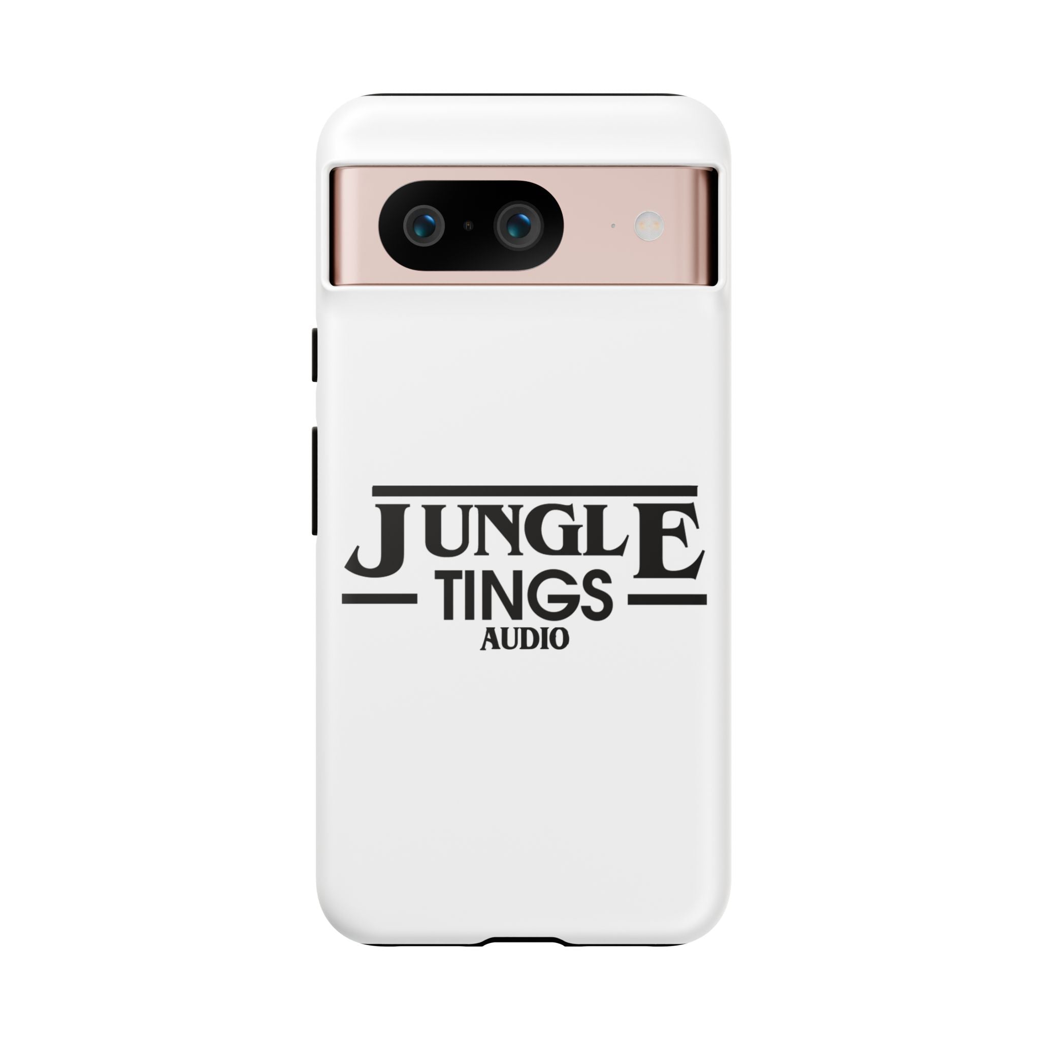 JTA Tough Cases Smartphone White Case Black logo