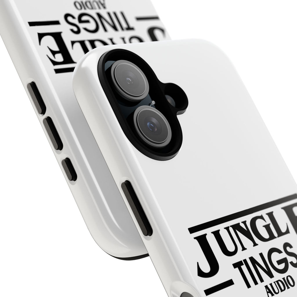 JTA Tough Cases Smartphone White Case Black logo