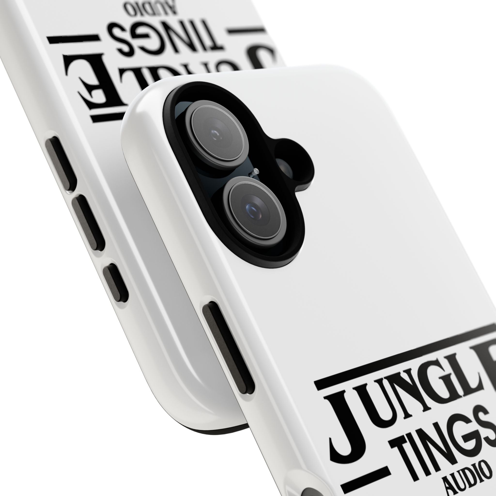 JTA Tough Cases Smartphone White Case Black logo