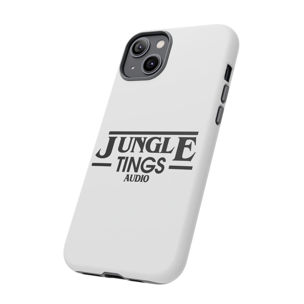 JTA Tough Cases Smartphone White Case Black logo