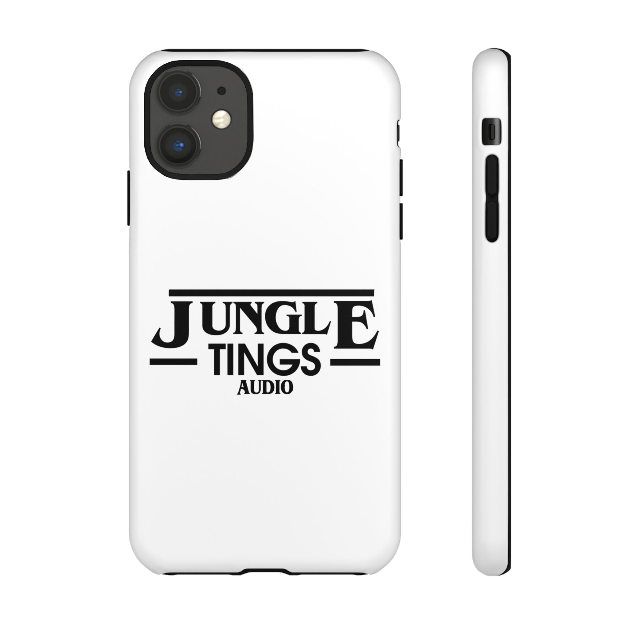 JTA Tough Cases Smartphone White Case Black logo