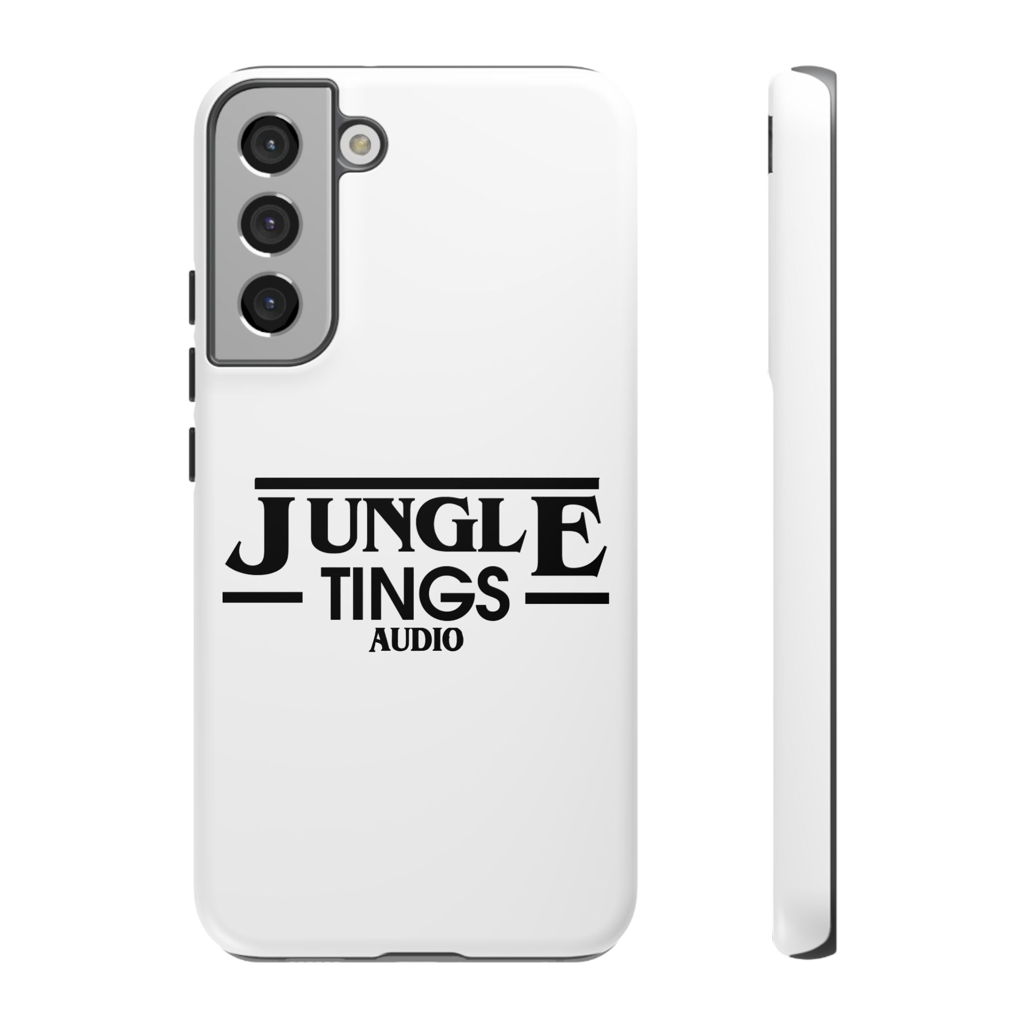 JTA Tough Cases Smartphone White Case Black logo