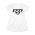 JTA Shirt Dress Black Logo On White
