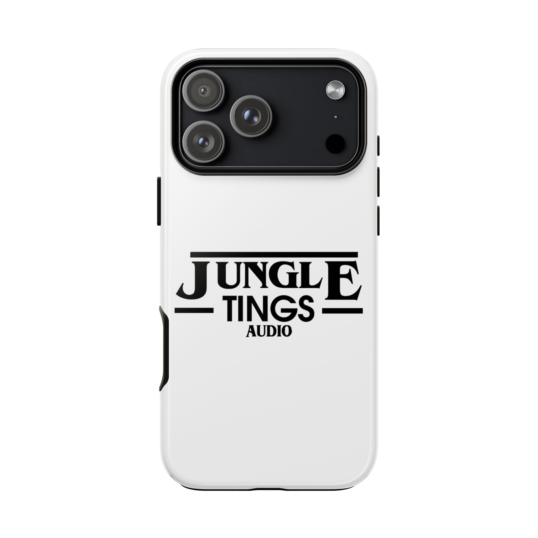 JTA Tough Cases Smartphone White Case Black logo
