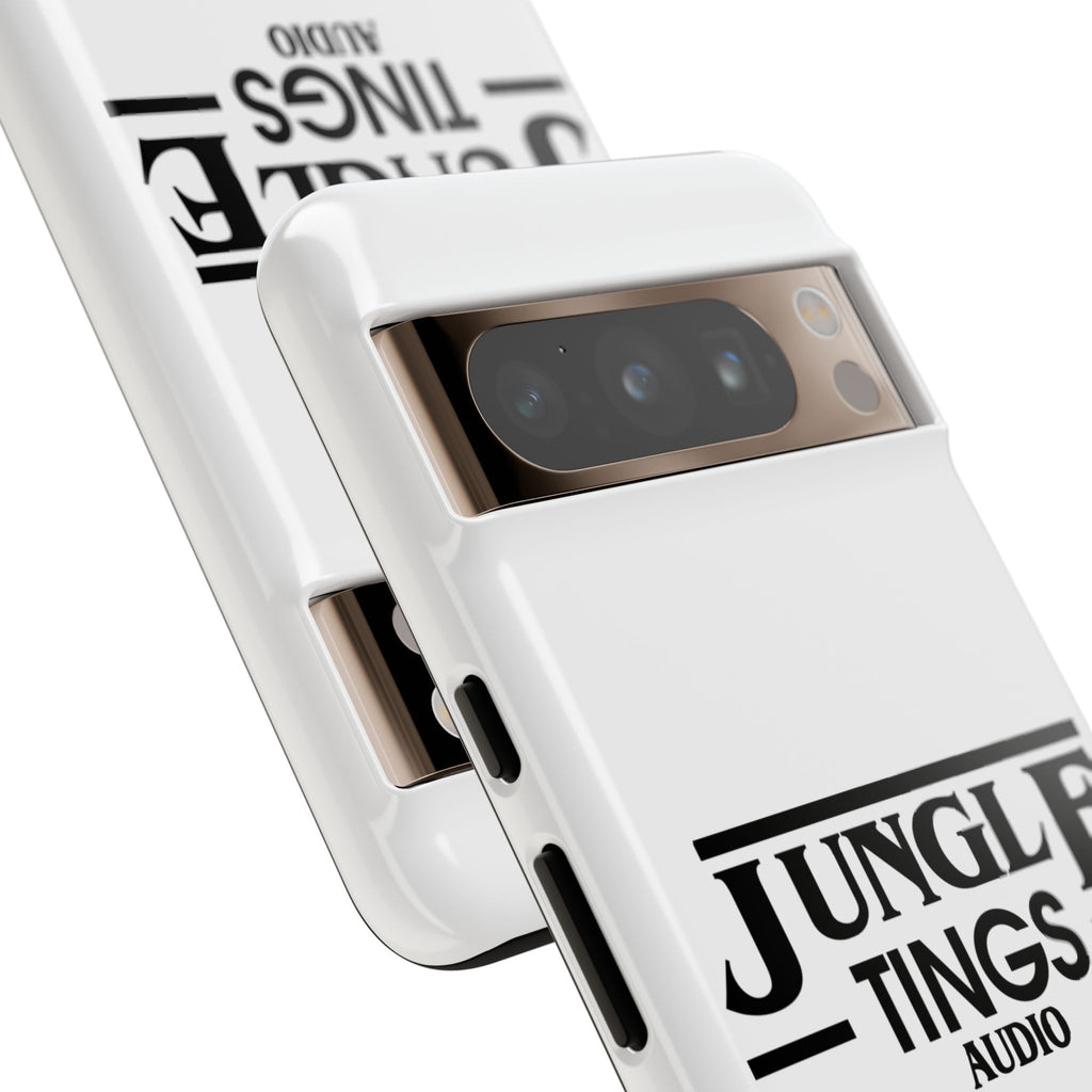 JTA Tough Cases Smartphone White Case Black logo