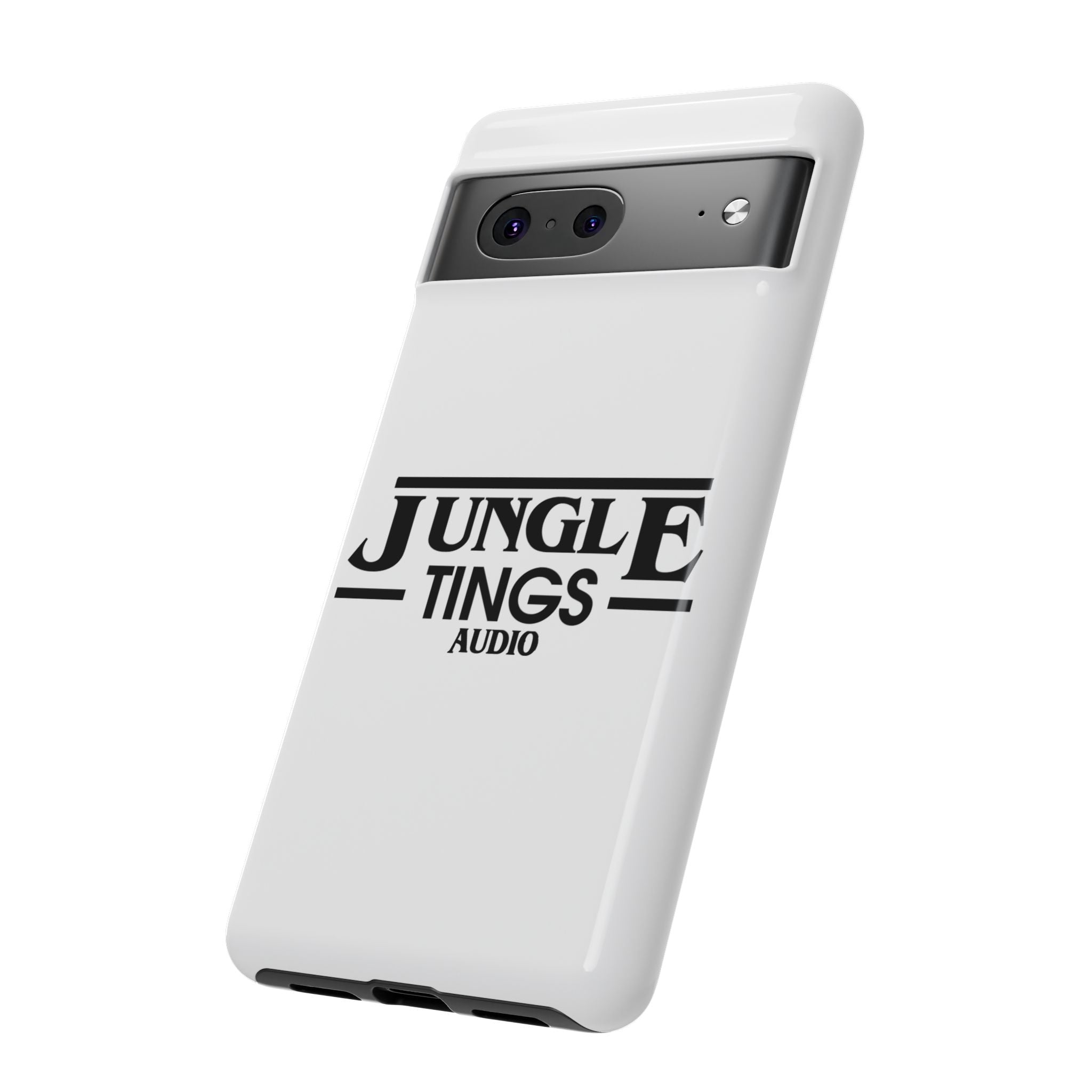 JTA Tough Cases Smartphone White Case Black logo