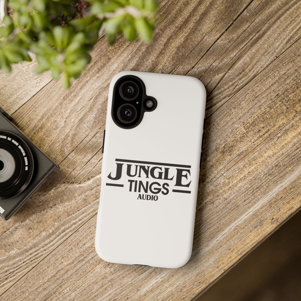 JTA Tough Cases Smartphone White Case Black logo