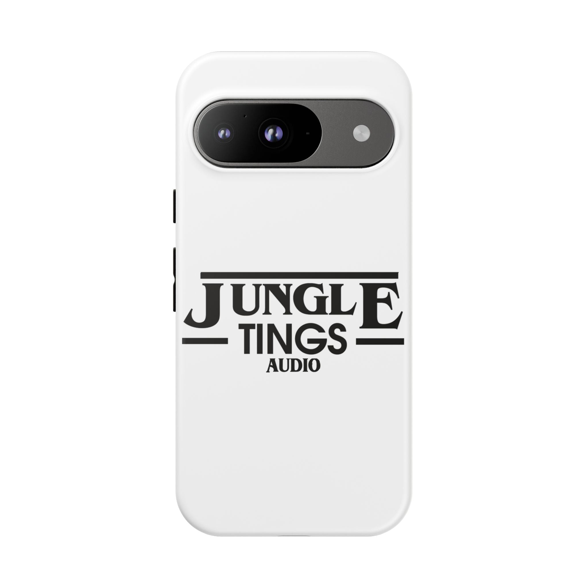 JTA Tough Cases Smartphone White Case Black logo