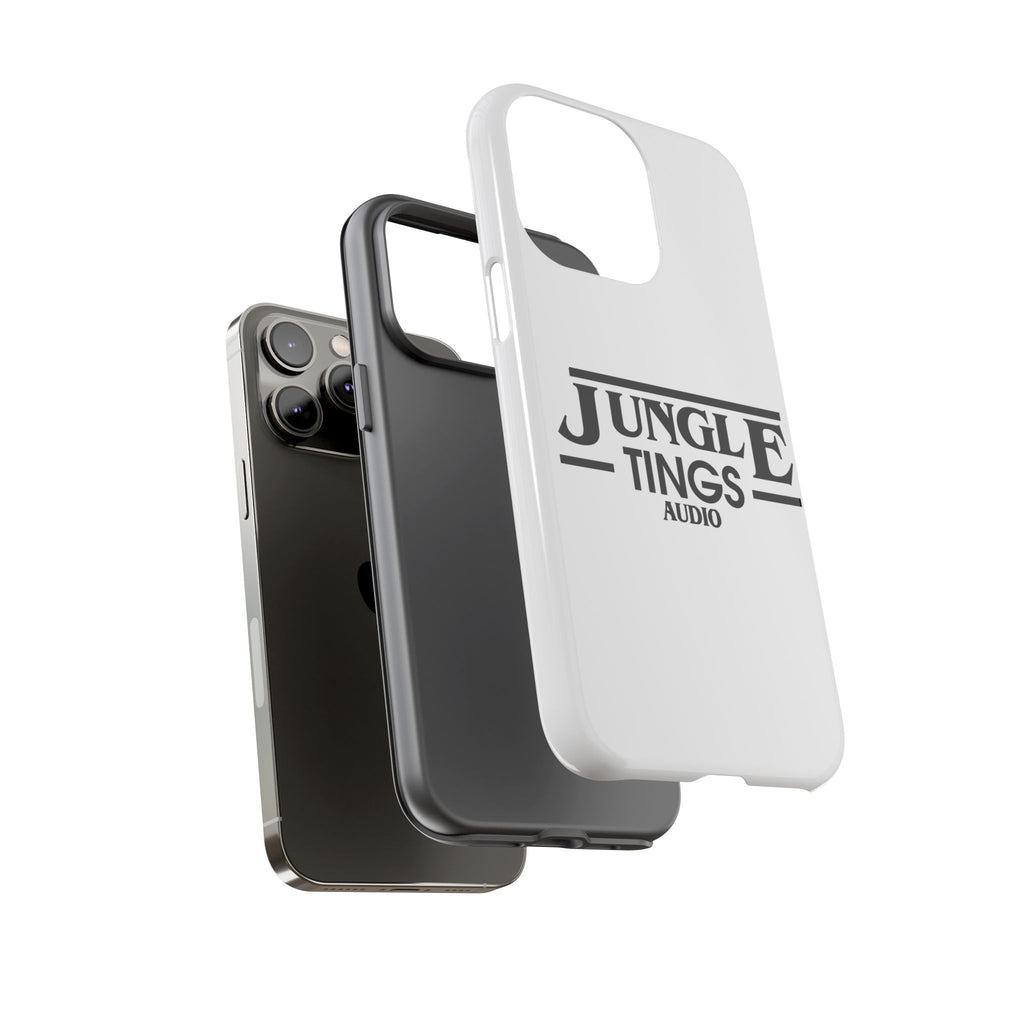 JTA Tough Cases Smartphone White Case Black logo