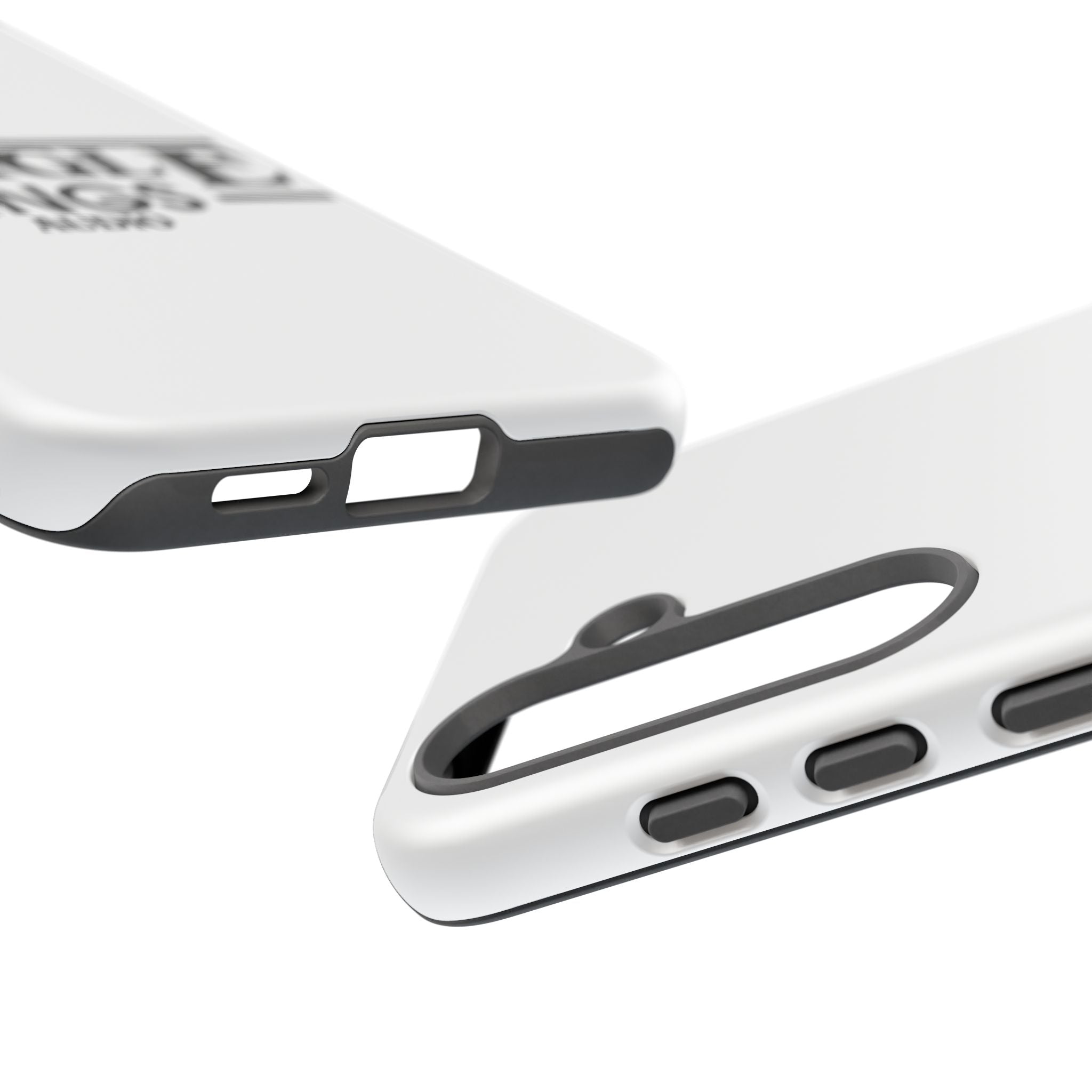 JTA Tough Cases Smartphone White Case Black logo