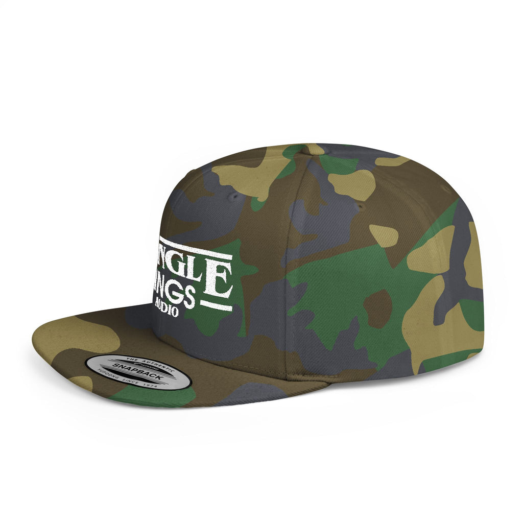 JTA Flat Bill Snapback White Logo